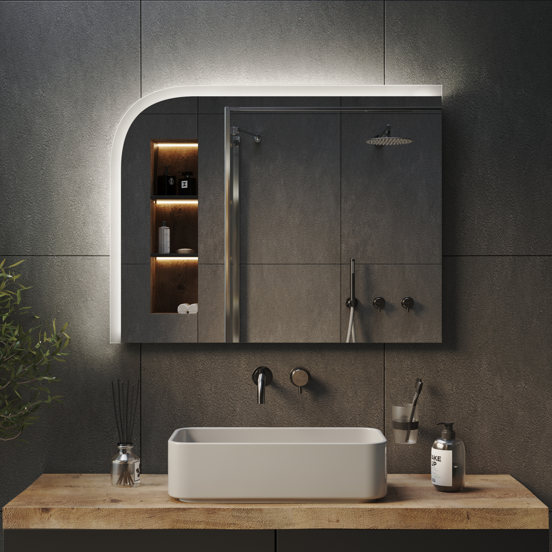 Зеркало с подсветкой Sunrise Ambilight - фото 4