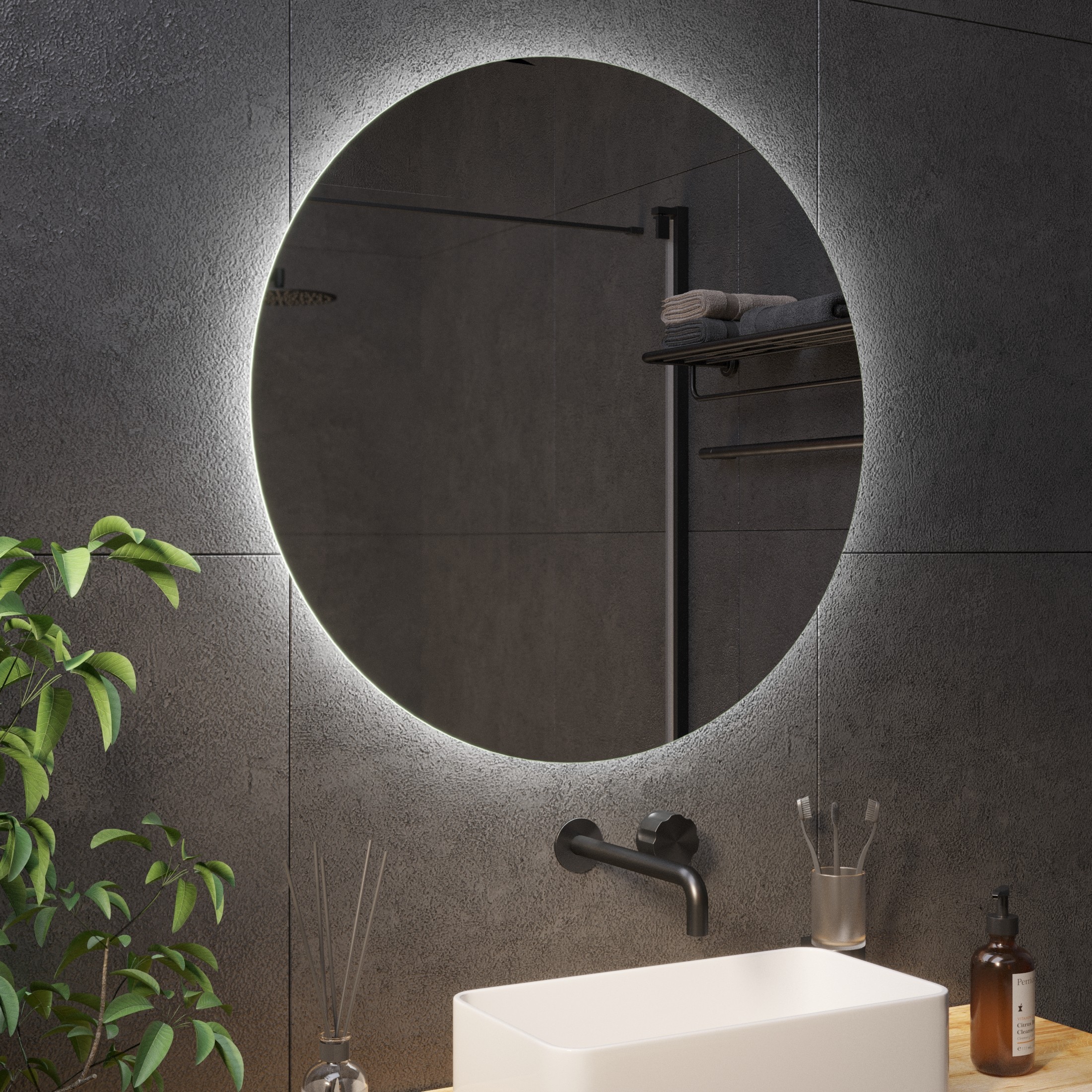 Круглое зеркало с подсветкой Ambilight - фото 3