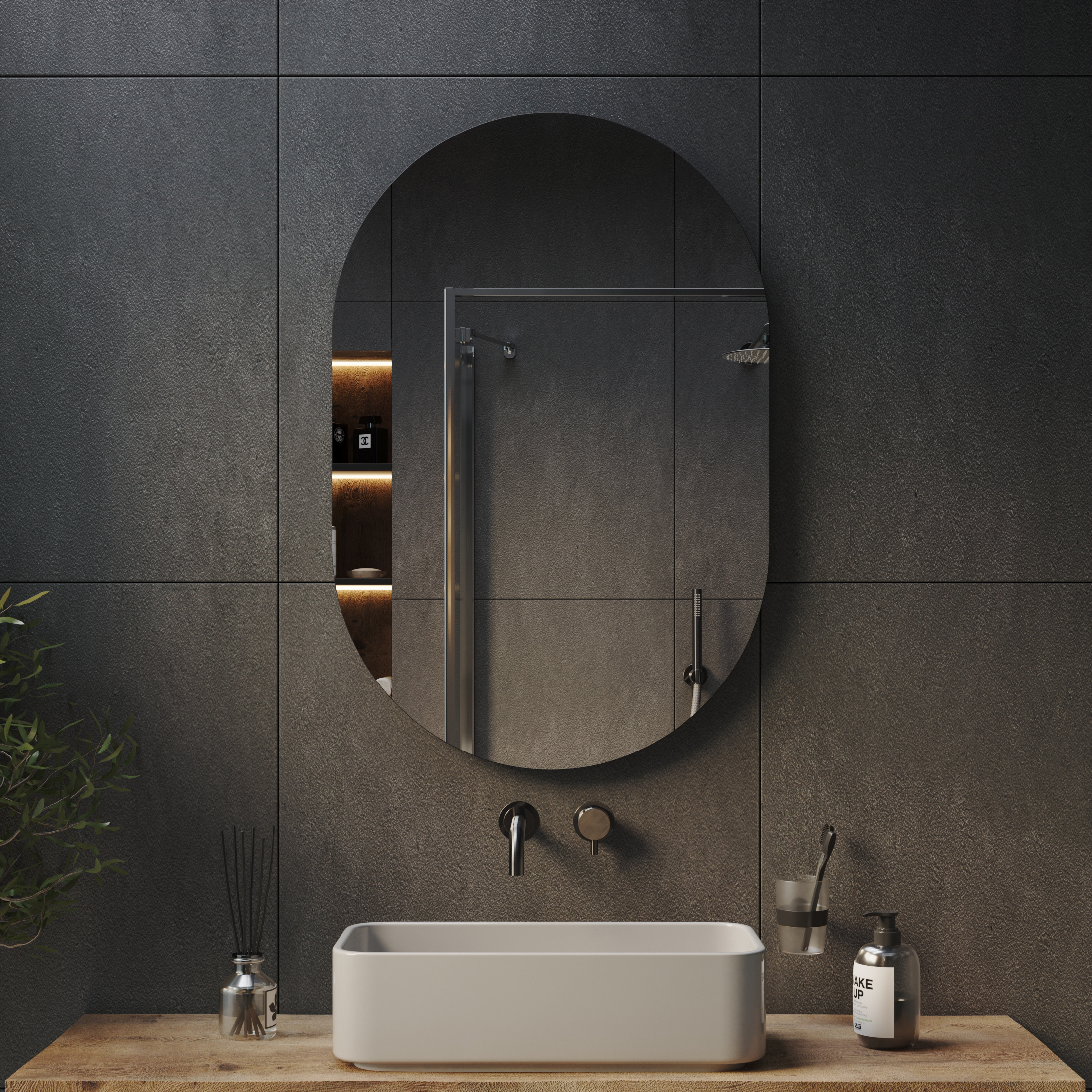 Зеркало с подсветкой Ellipse Ambilight - фото 6