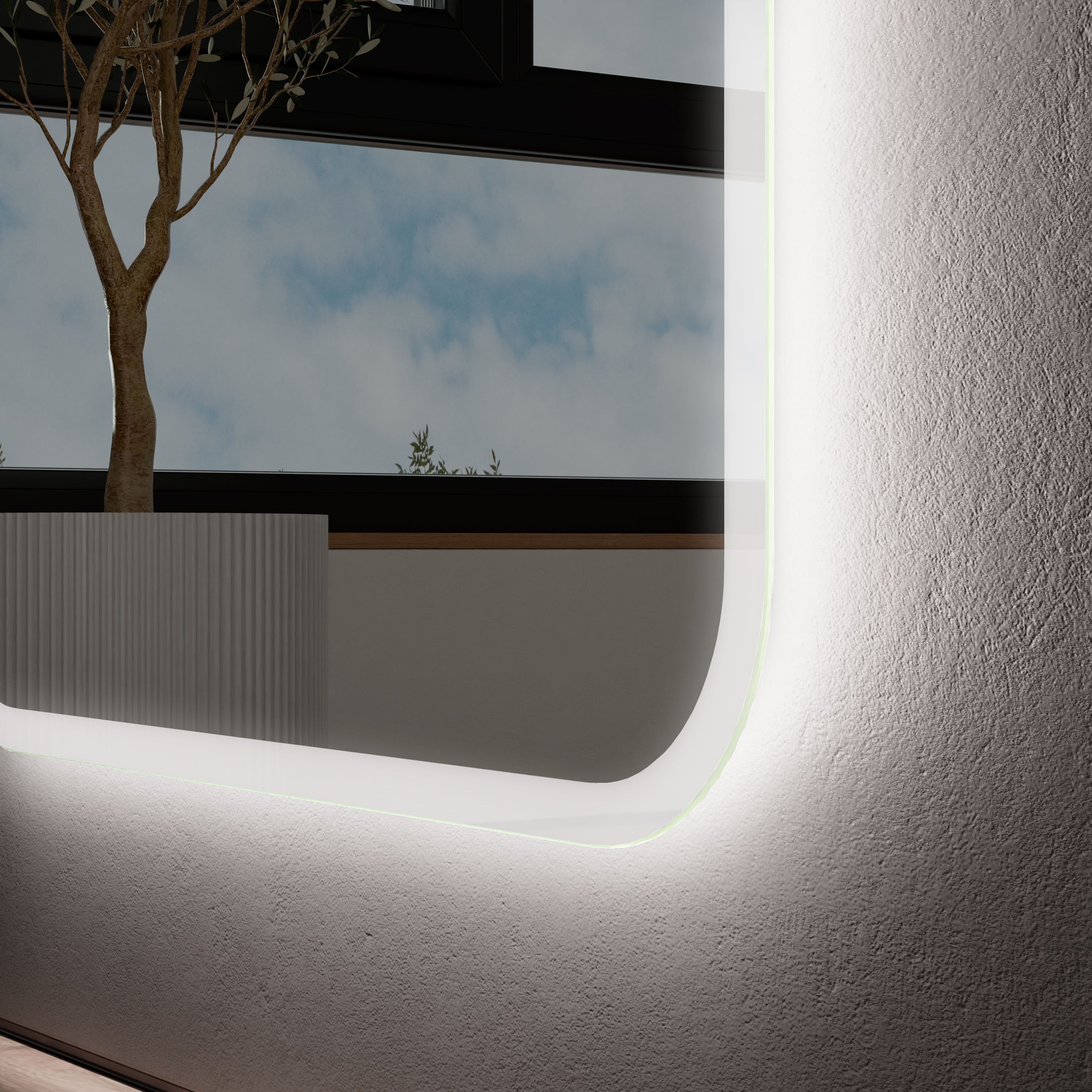 Зеркало с подсветкой в прихожую Pearl Ambilight XL - фото 5