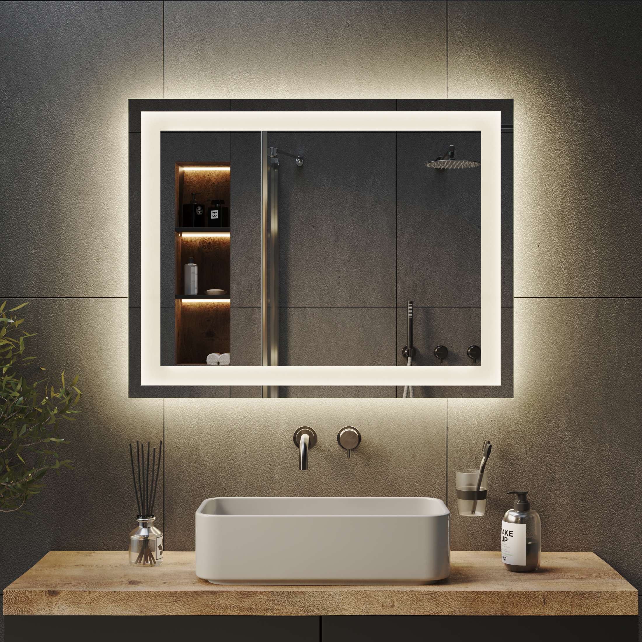 Зеркало с подсветкой Wideline Ambilight - фото 5