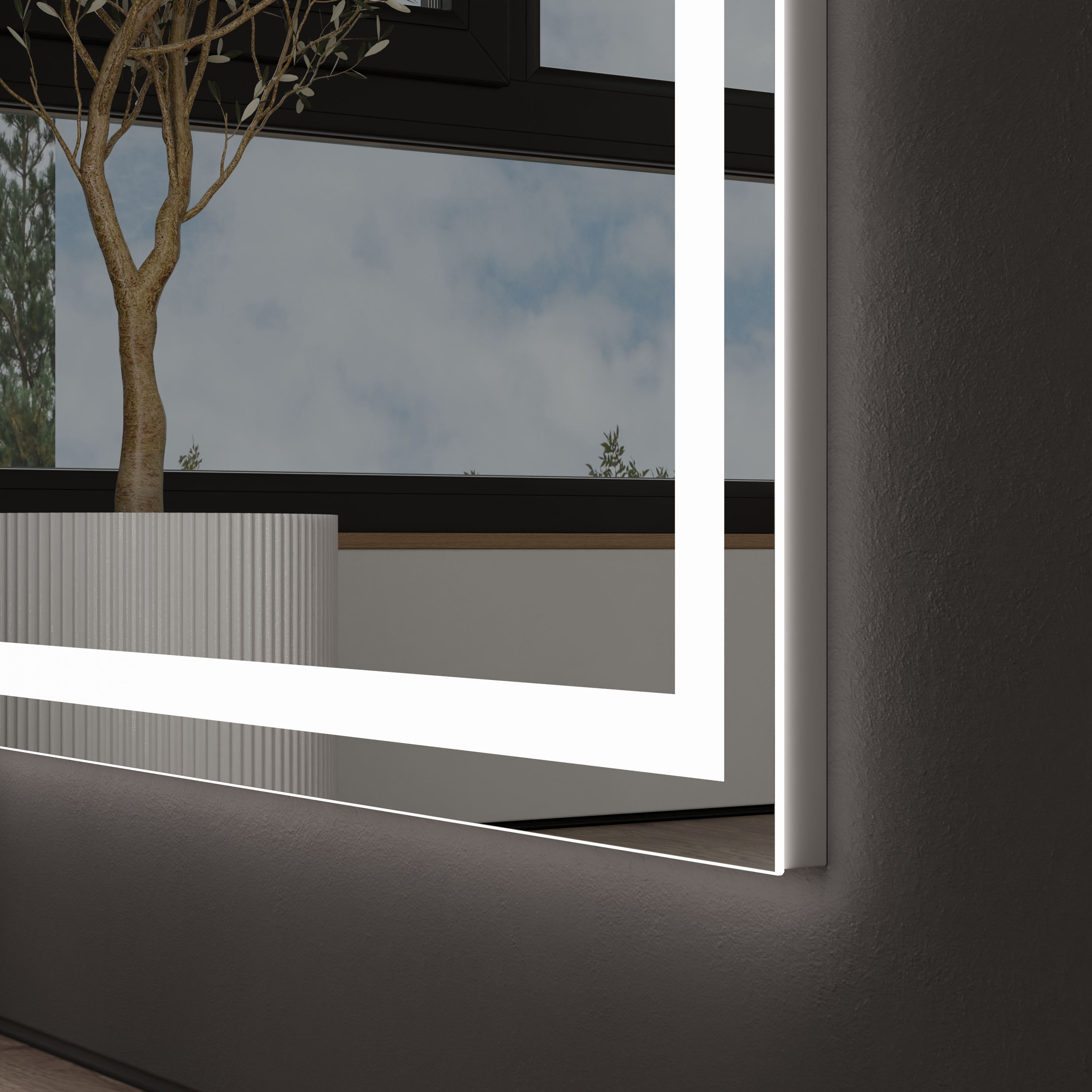 Зеркало с подсветкой в прихожую Mideon XL - фото 3