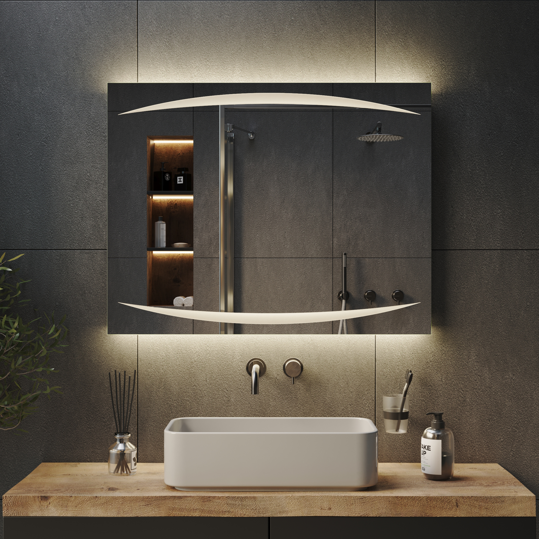 Зеркало с подсветкой Elegance Ambilight - фото 5