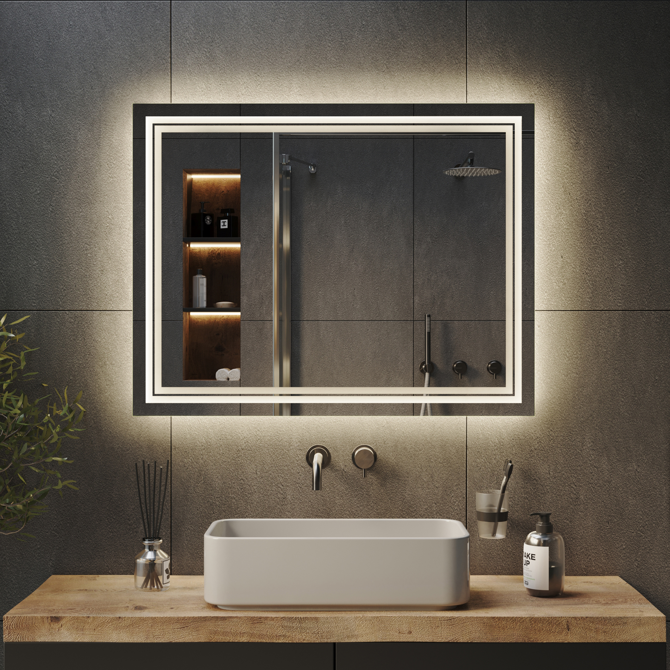 Зеркало с подсветкой TwinLine Ambilight - фото 5