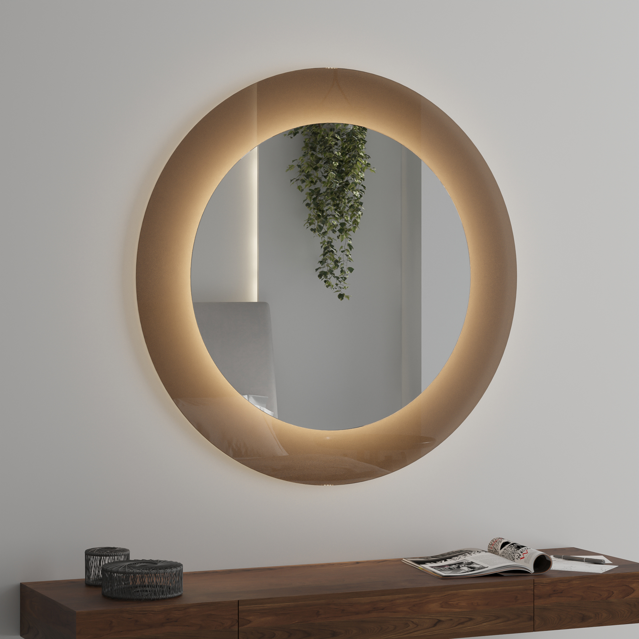 Зеркало Galo Bronze с Ambilight подсветкой