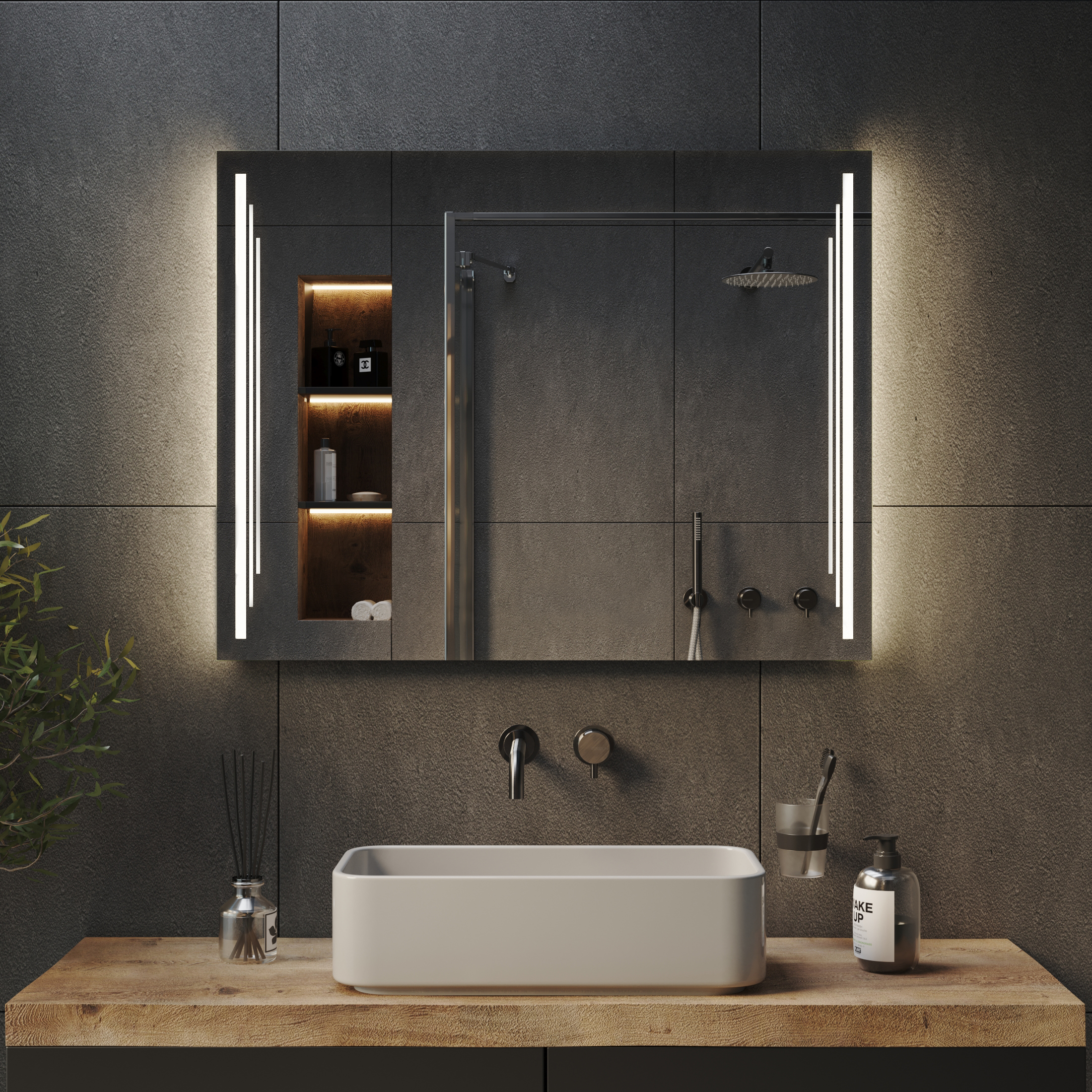 Зеркало с подсветкой EcoLine Ambilight - фото 5