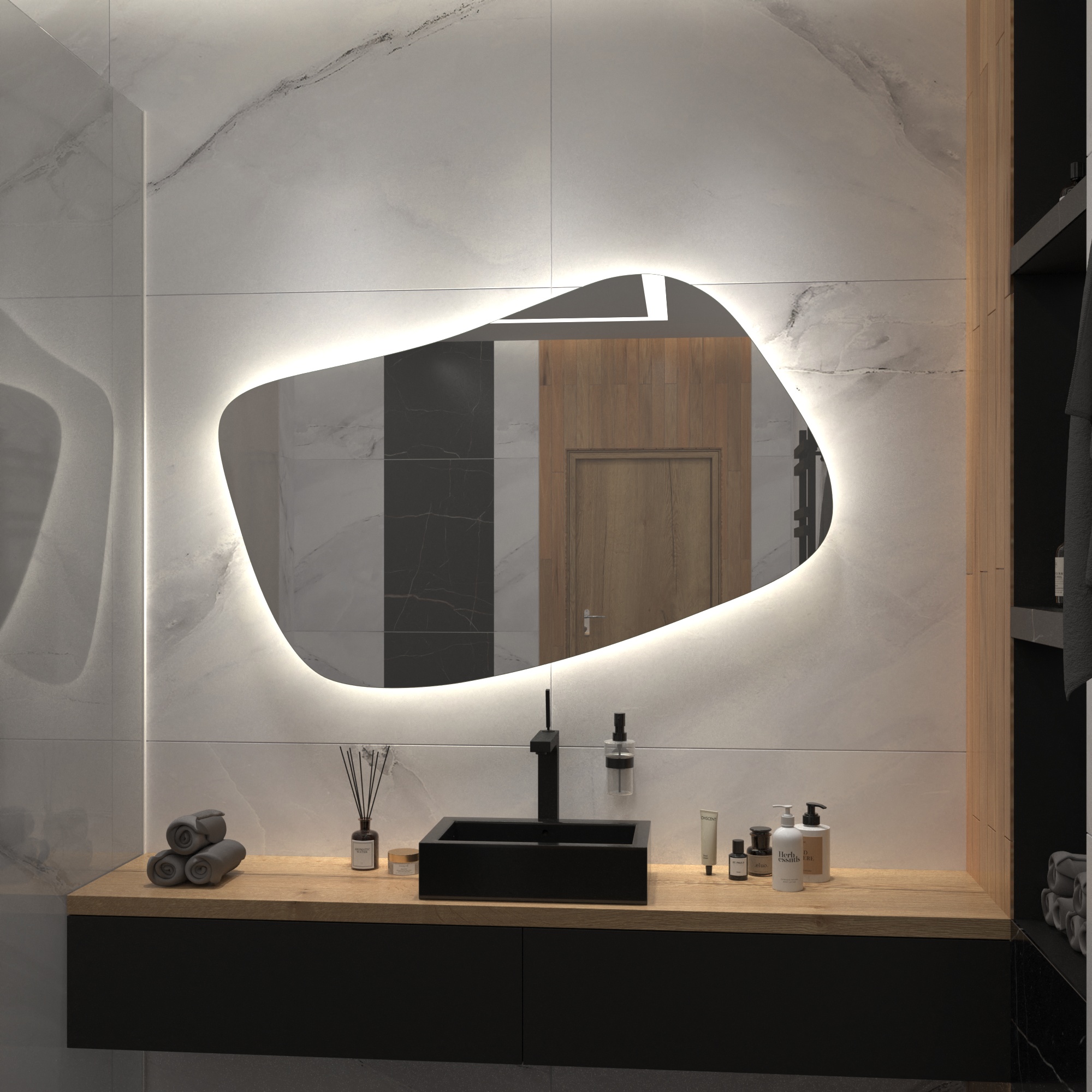 Зеркало с подсветкой Stone-23 - фото 3