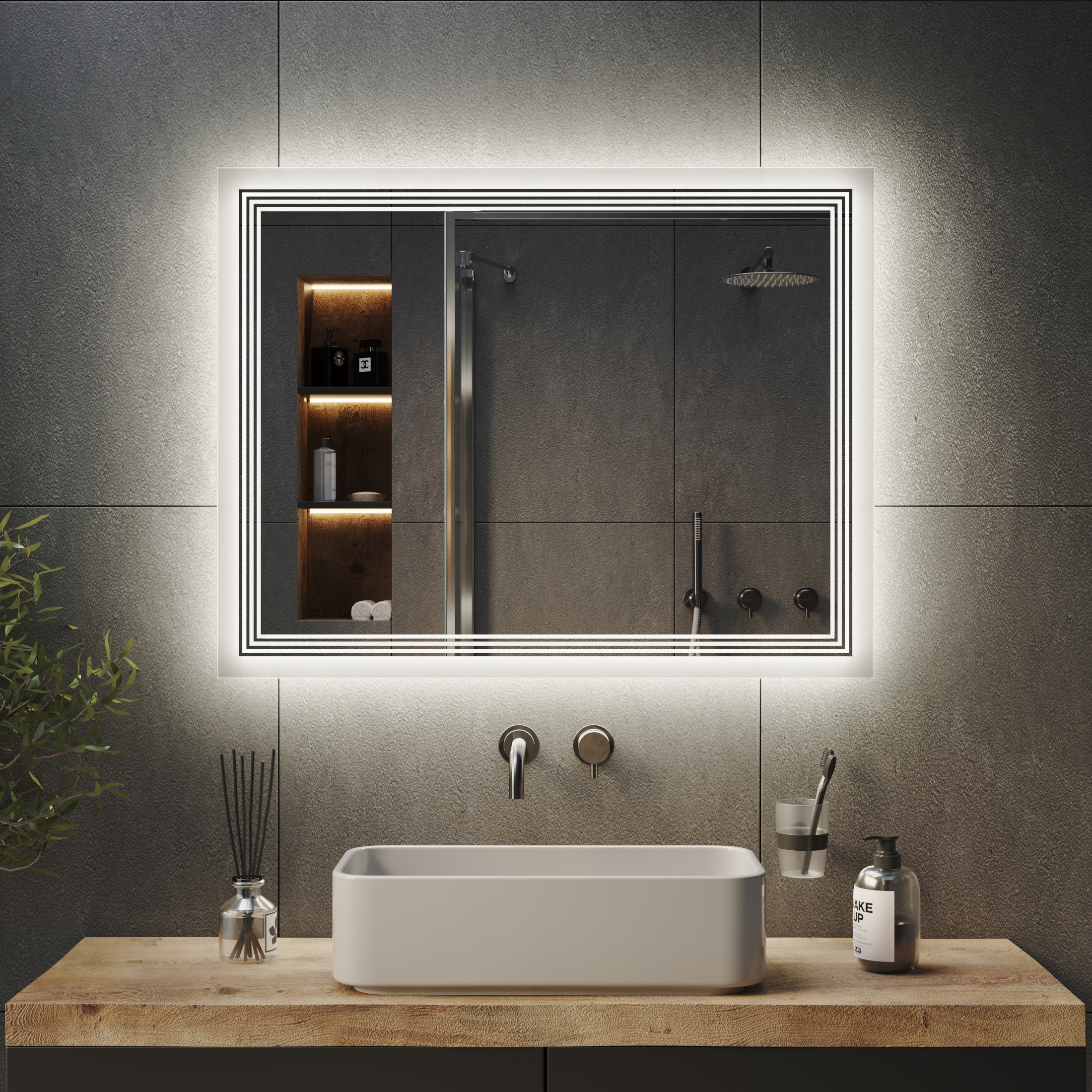 Зеркало с подсветкой Level Up Ambilight - фото 4