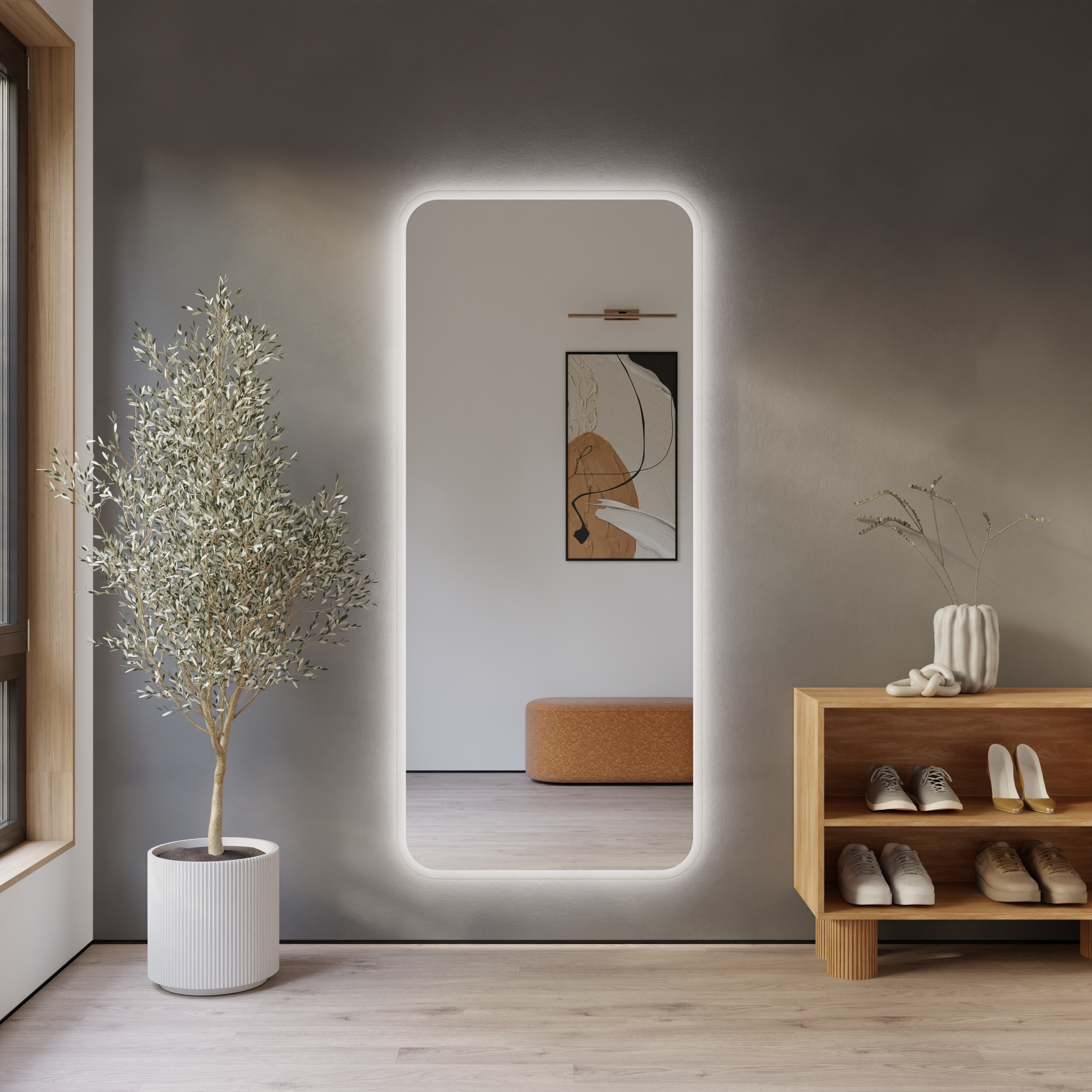 Зеркало с подсветкой в прихожую Pearl Ambilight XL - фото 6