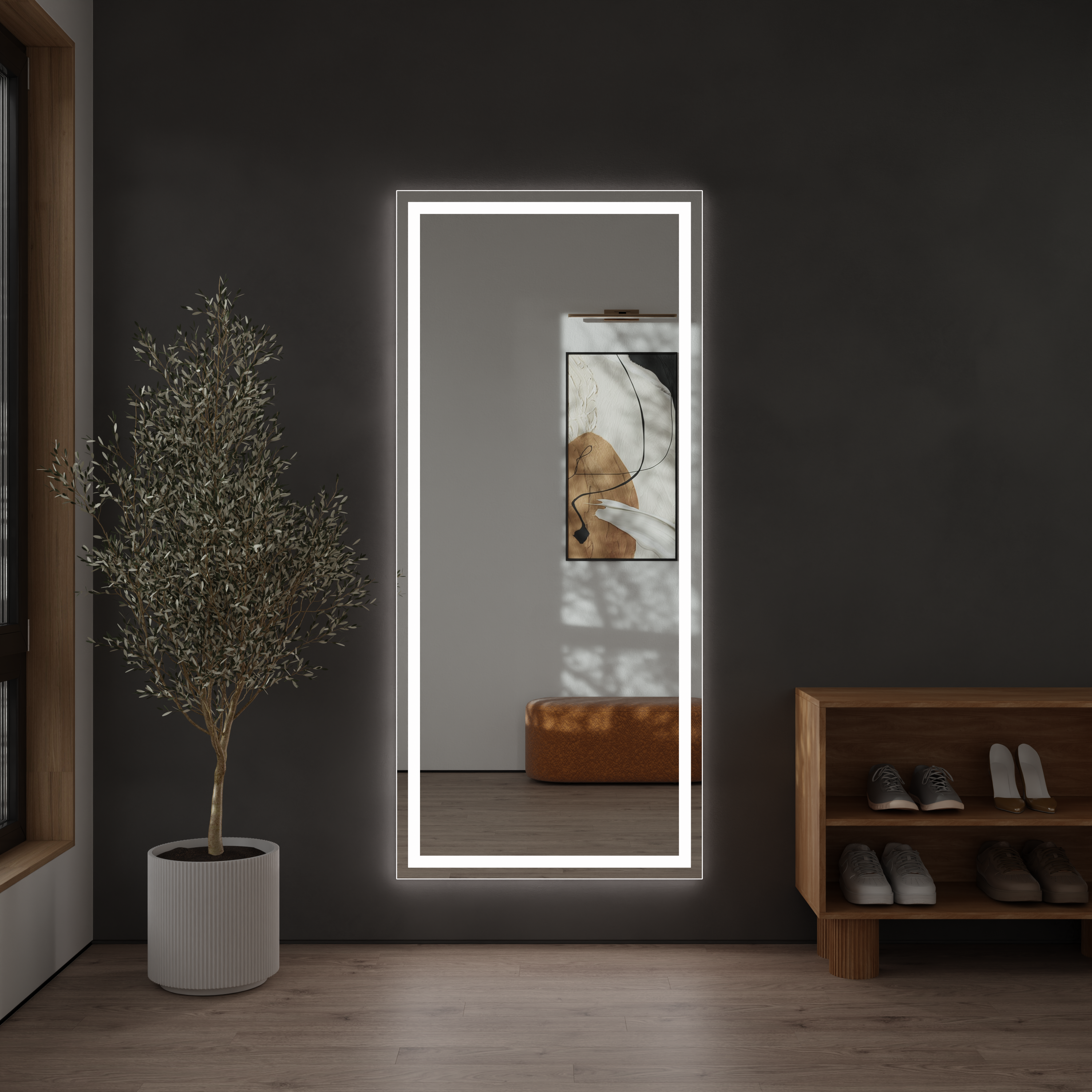 Зеркало с подсветкой в прихожую Mideon XL - фото 4