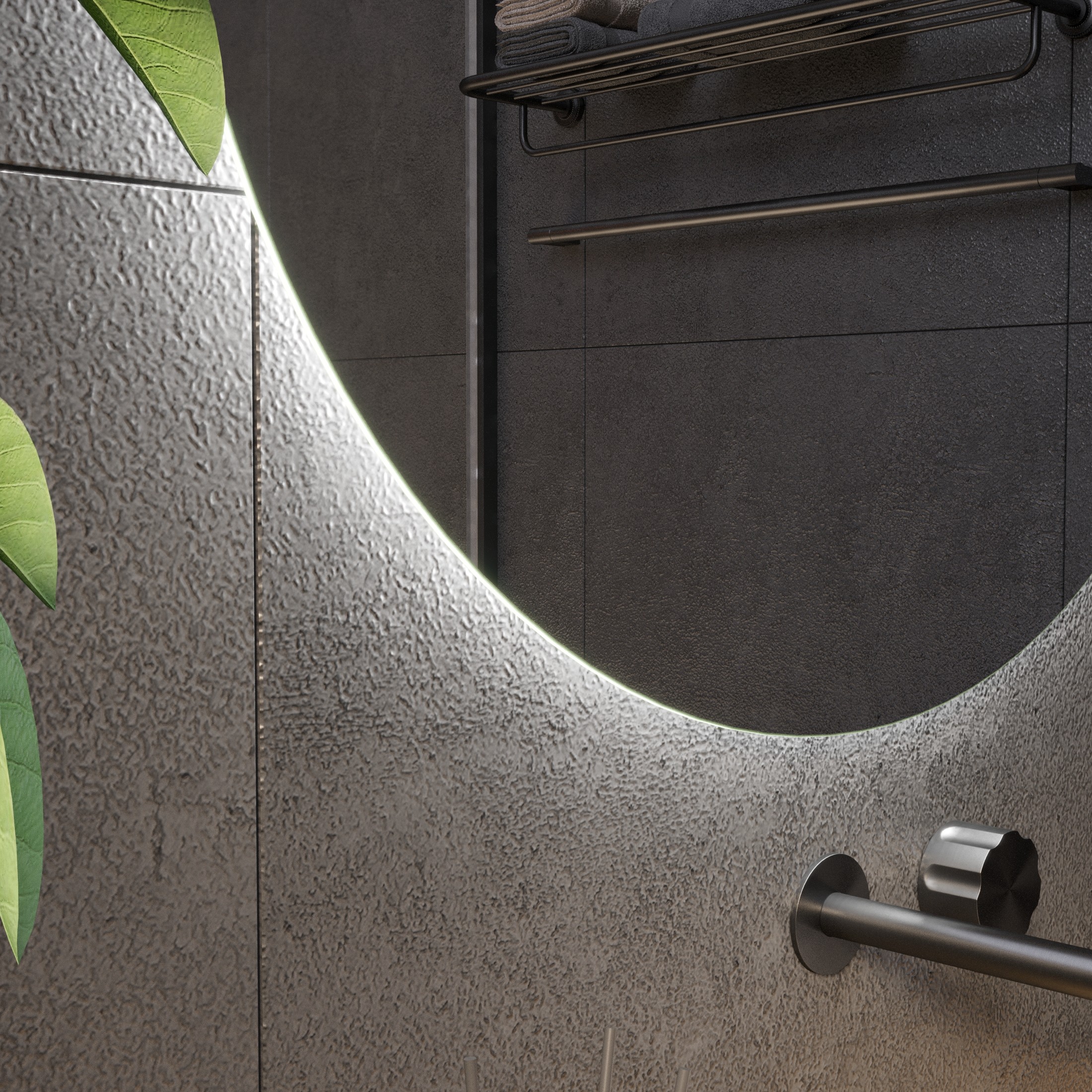 Круглое зеркало с подсветкой Ambilight - фото 2