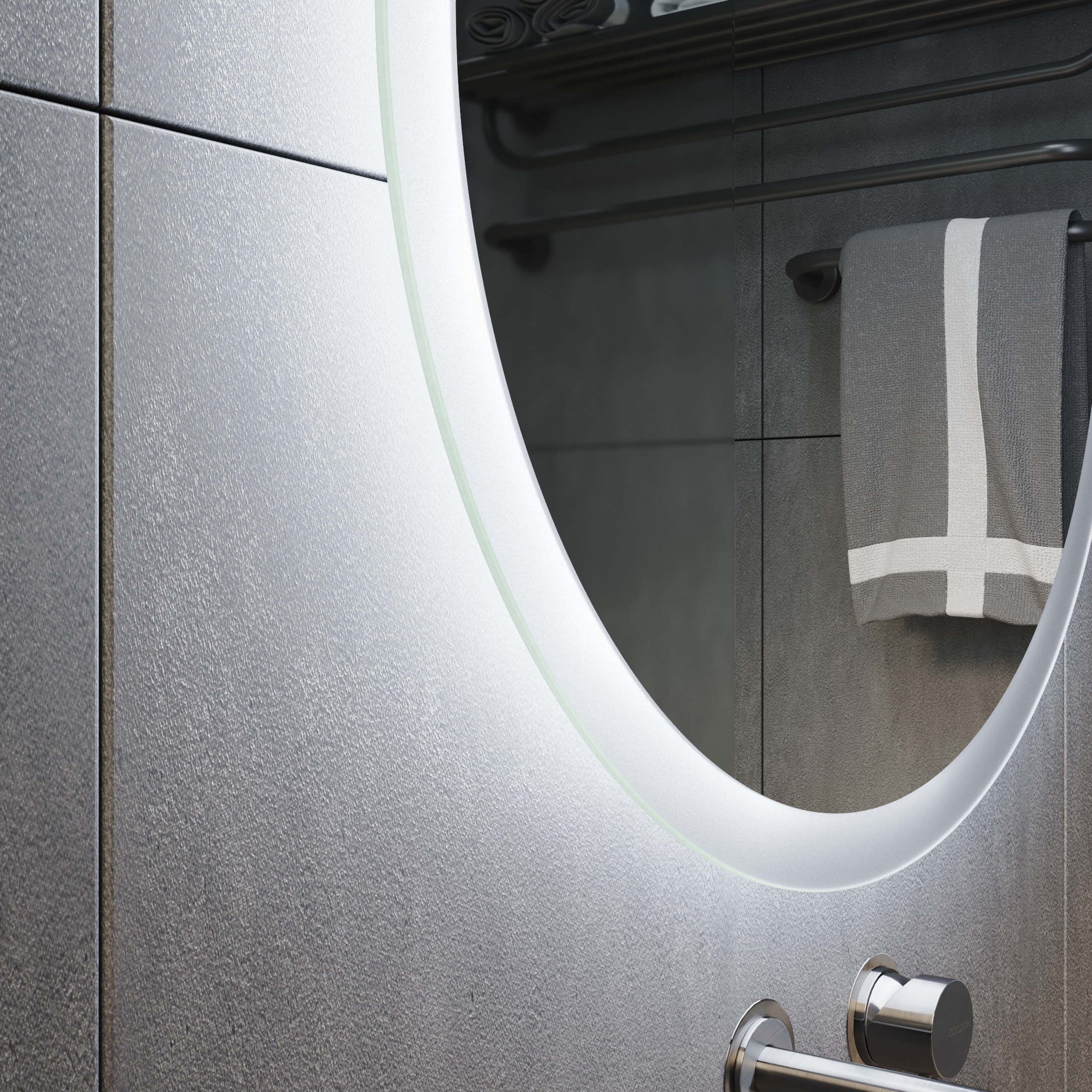 Зеркало с подсветкой Ellipse+ Ambilight - фото 2