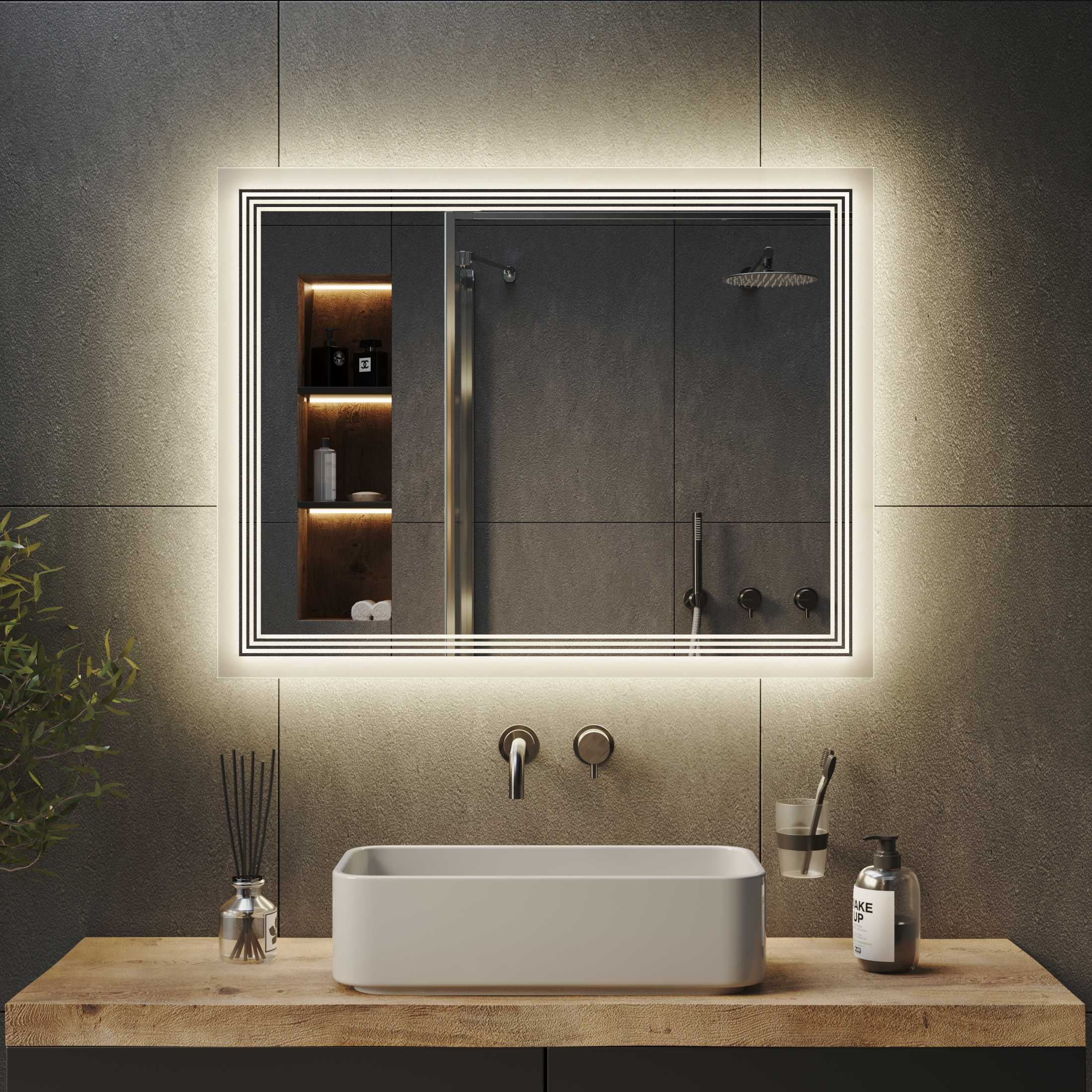 Зеркало с подсветкой Level Up Ambilight - фото 5