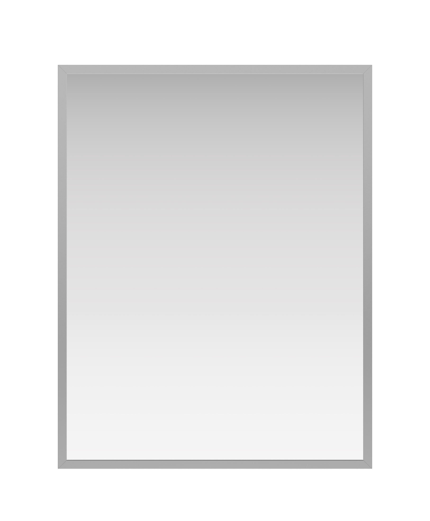 Зеркало в алюминиевой раме 05 Premium Серебро матовое - фото 8