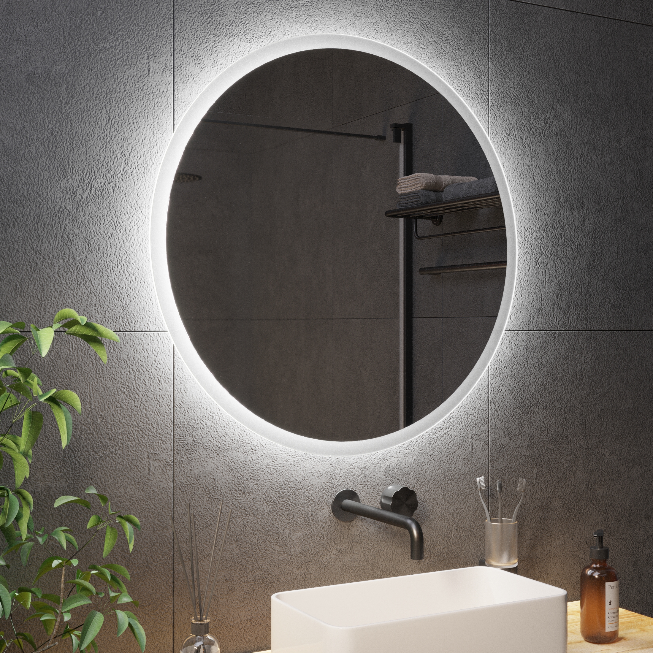 Круглое зеркало с подсветкой Ambilight 3 - фото 3