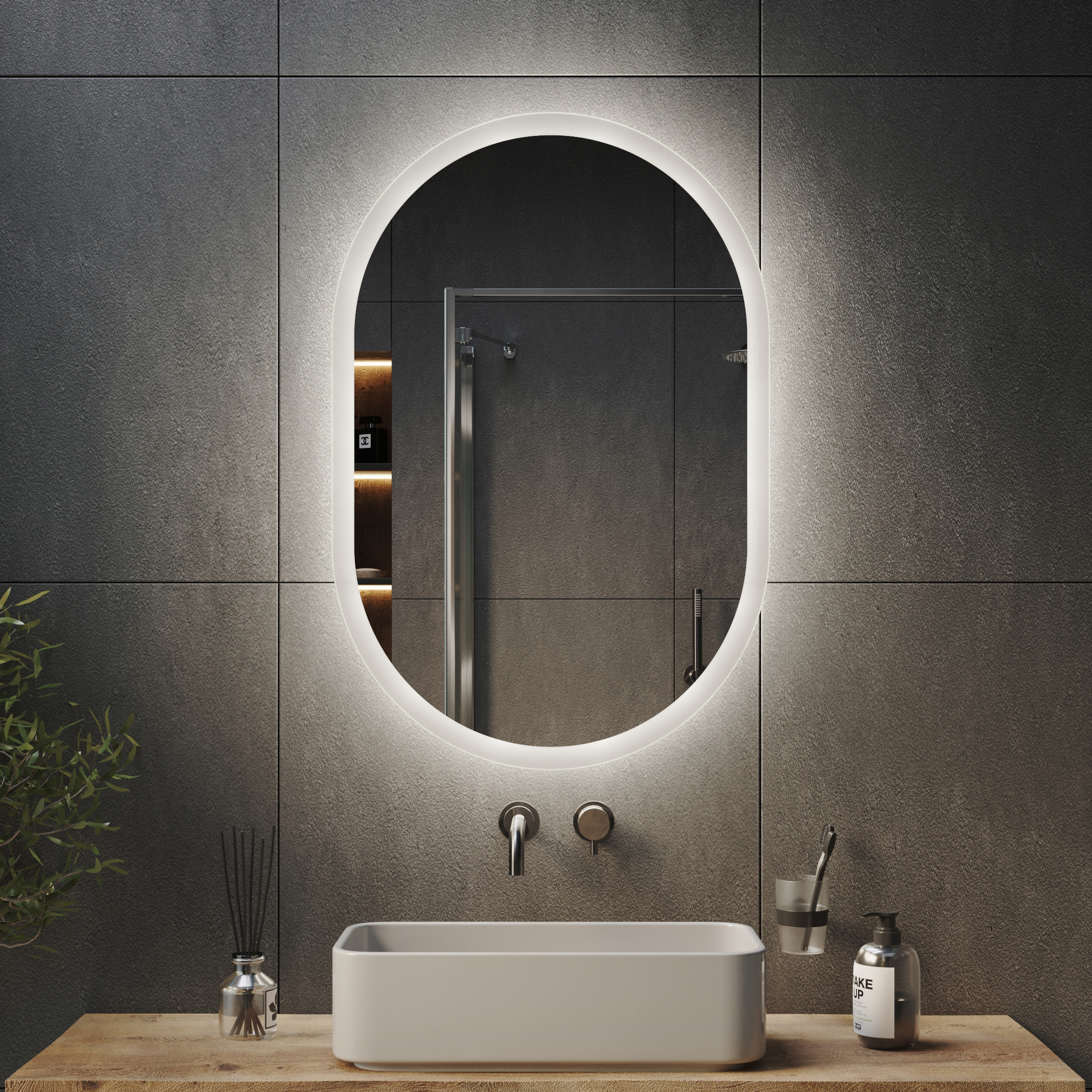 Зеркало с подсветкой Ellipse+ Ambilight - фото 4