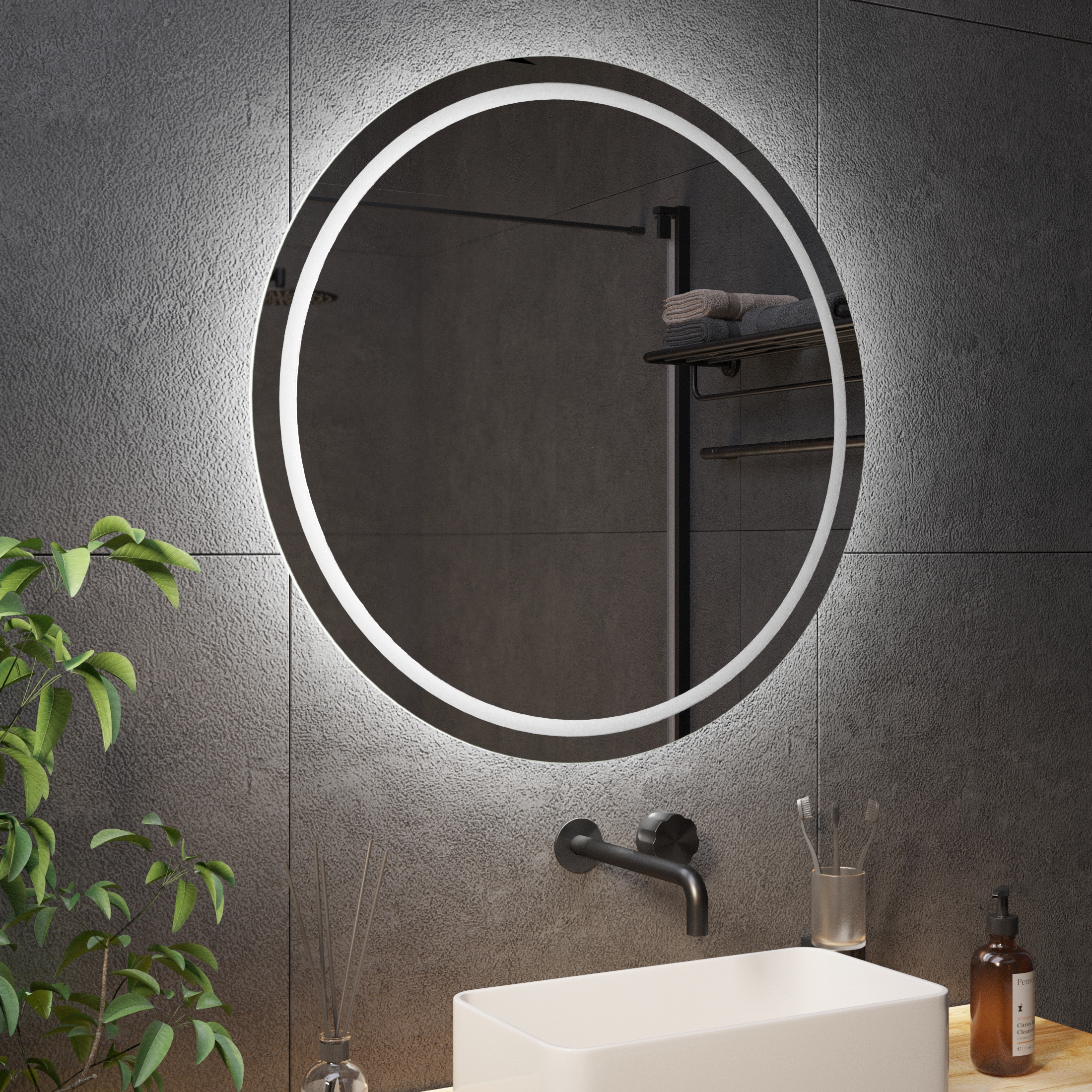 Круглое зеркало с подсветкой Ambilight 4 - фото 3