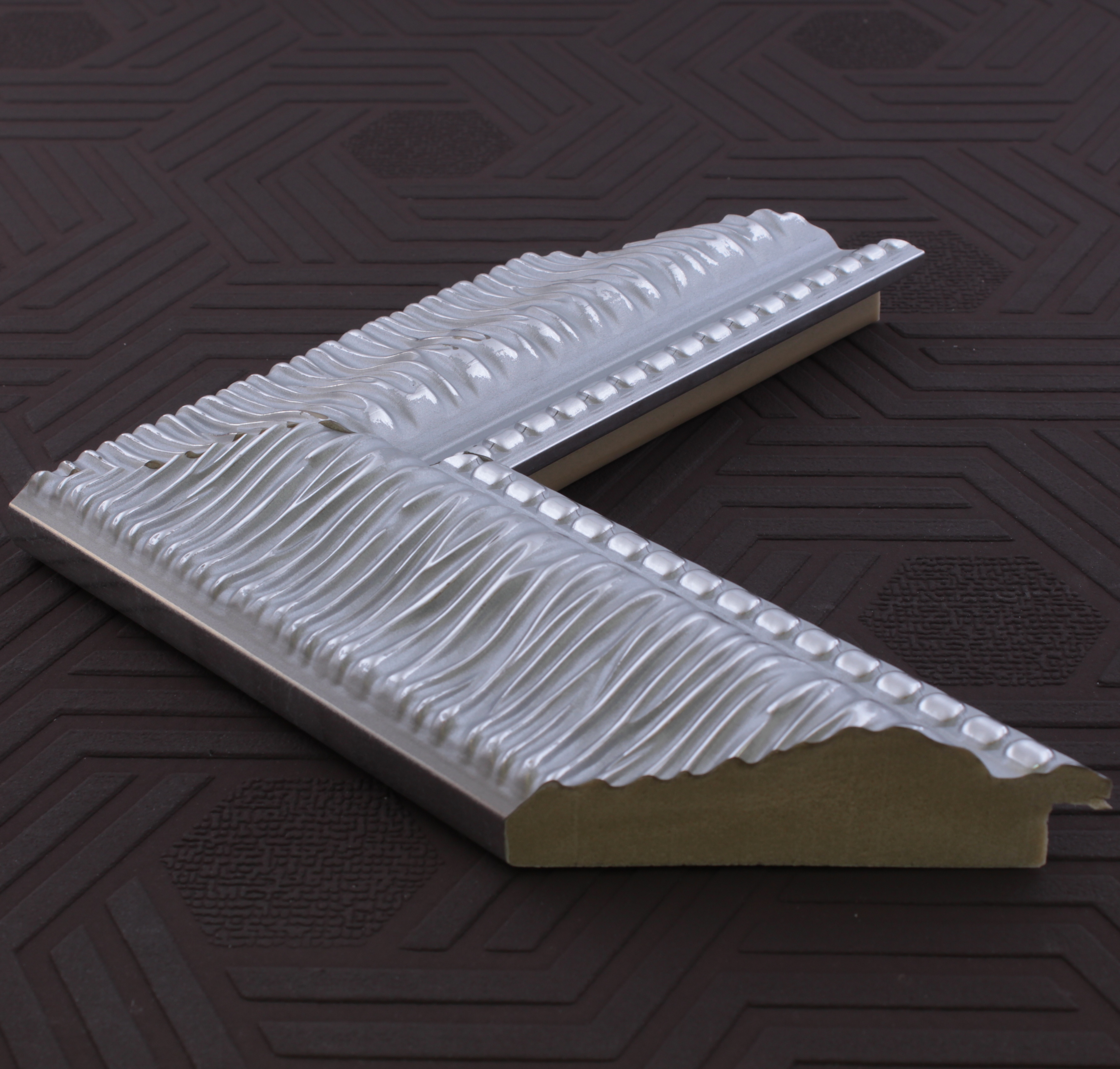 Зеркало "Эстер" серебро - фото 3