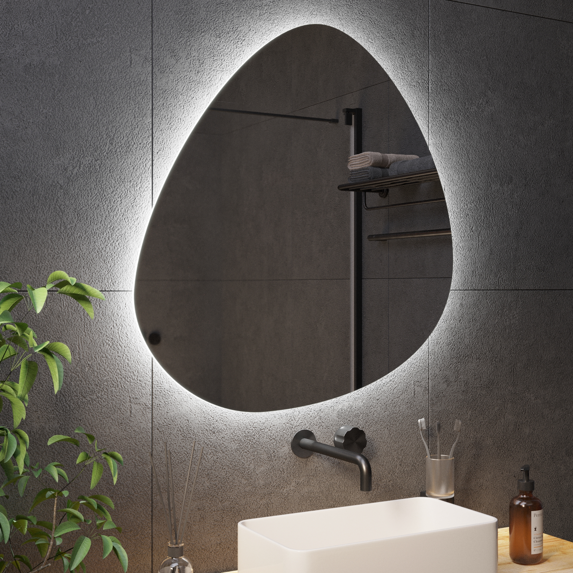 Зеркало с подсветкой Stone-11 - фото 5