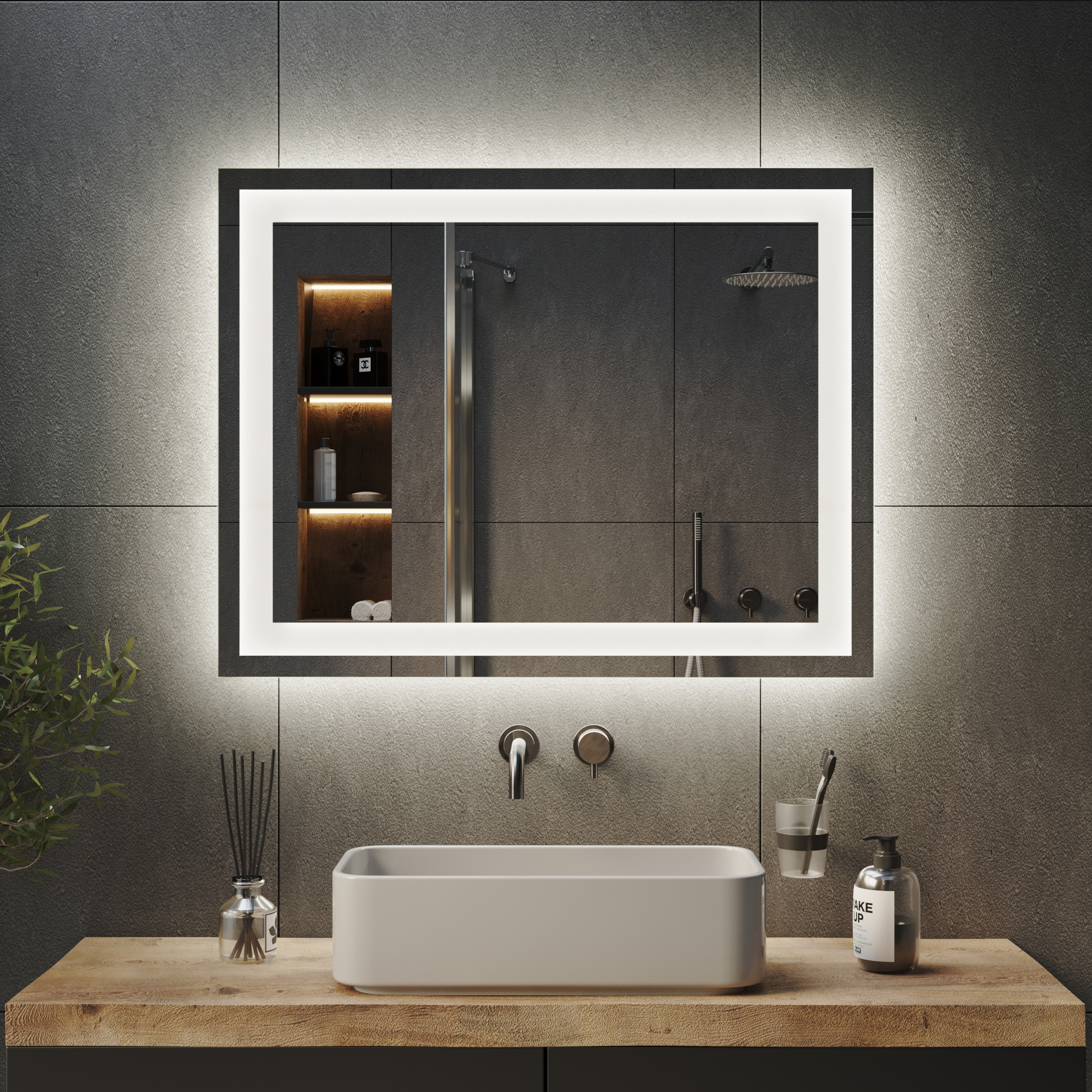 Зеркало с подсветкой Wideline Ambilight - фото 4