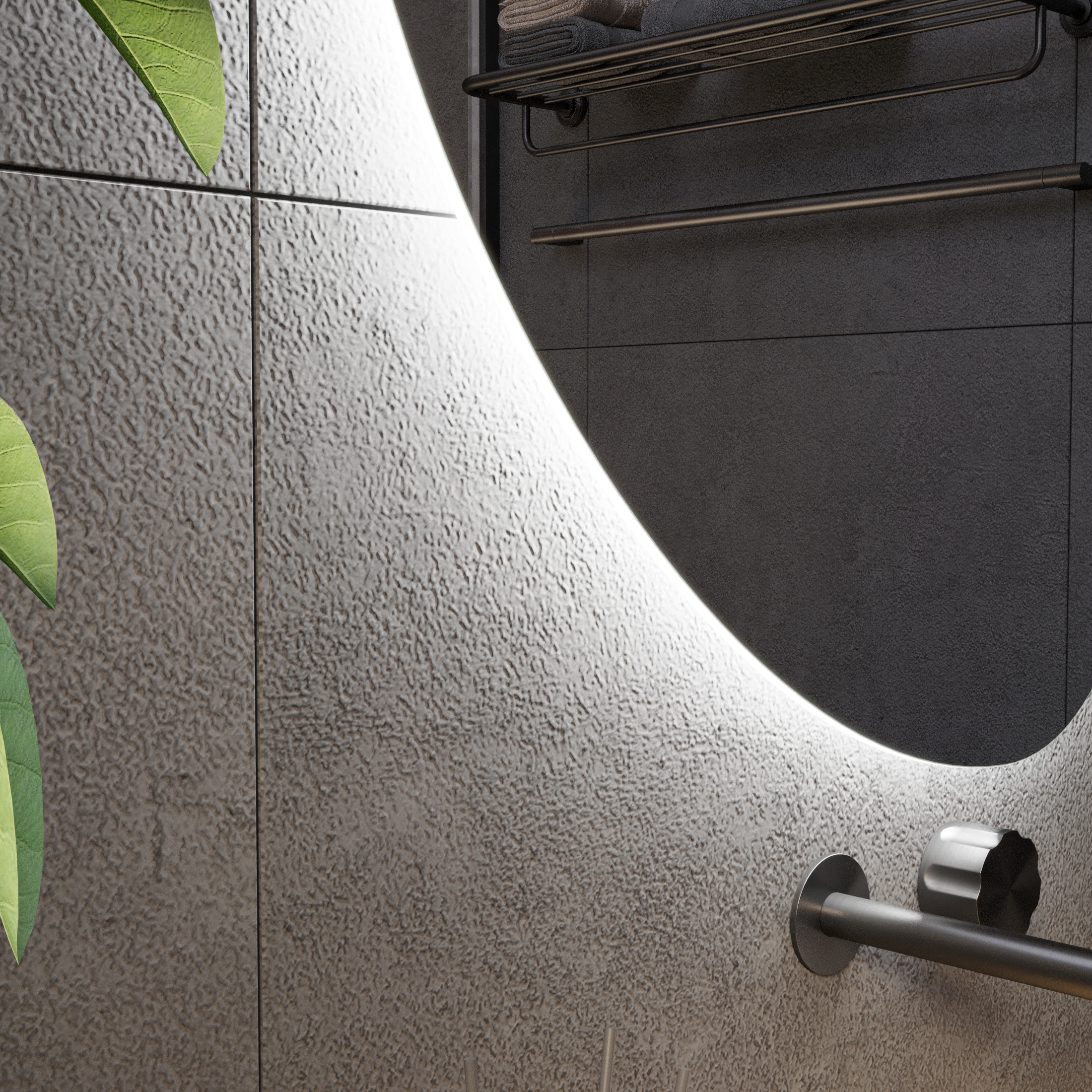 Зеркало с подсветкой Stone-12 - фото 2