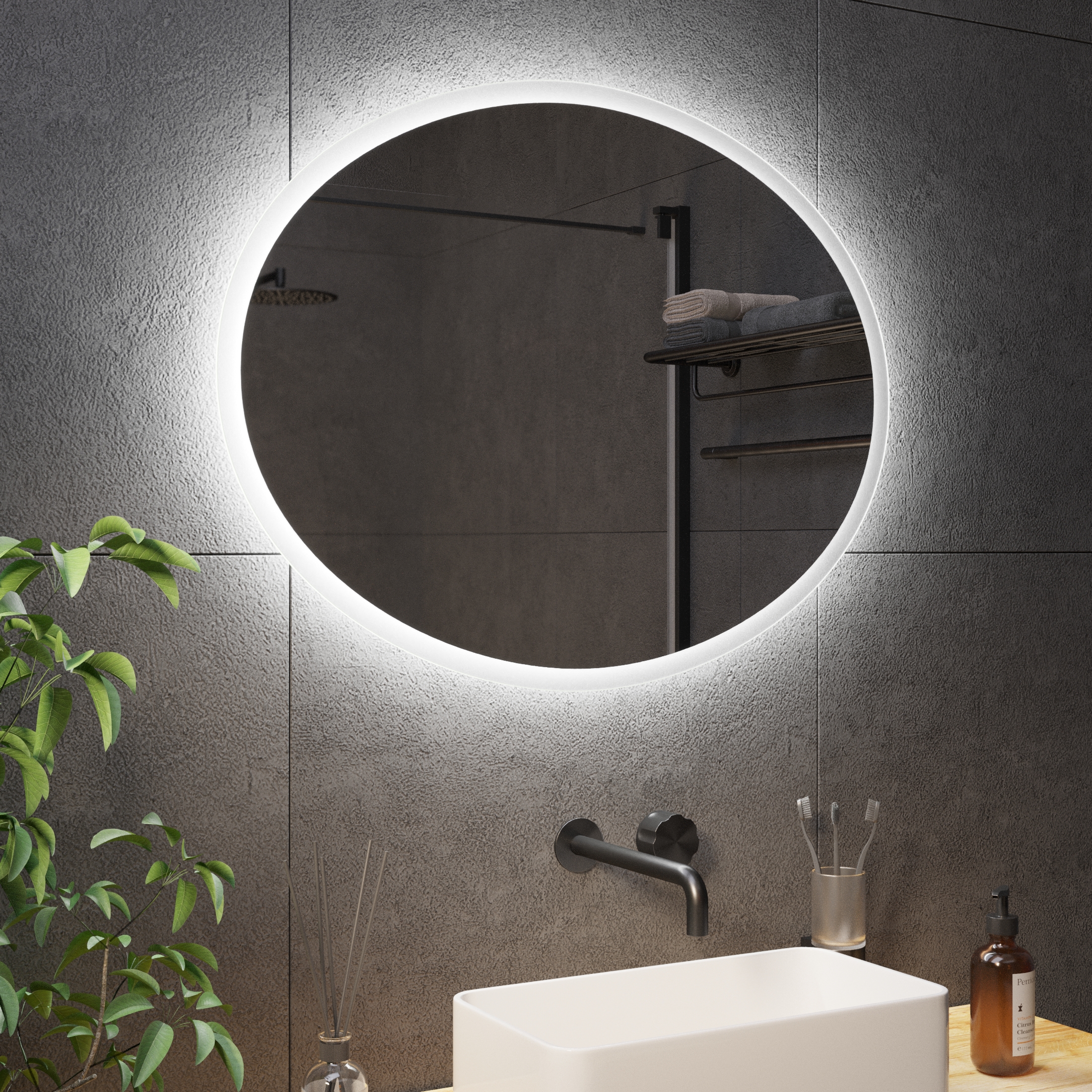 Овальное зеркало с подсветкой Ambilight 2 - фото 3