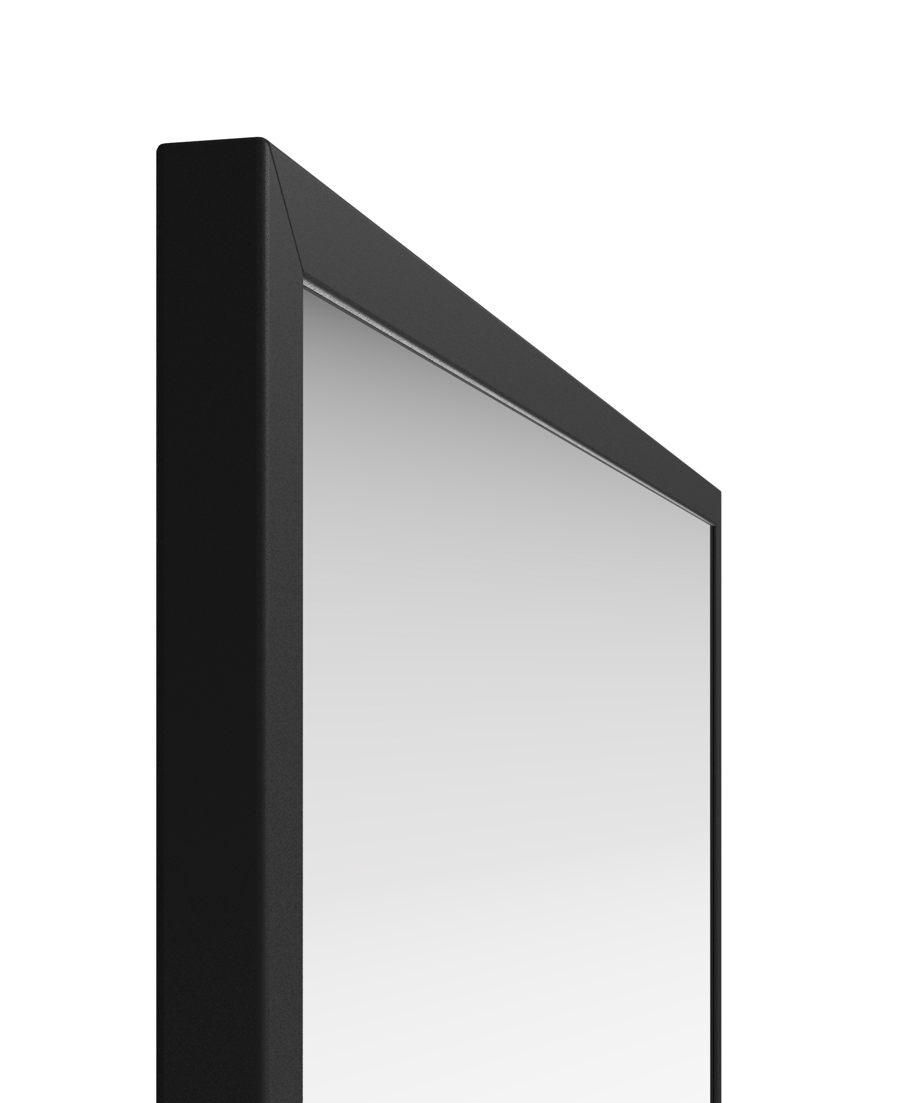Зеркало в алюминиевой раме 05 Premium Черный Матовый - фото 11