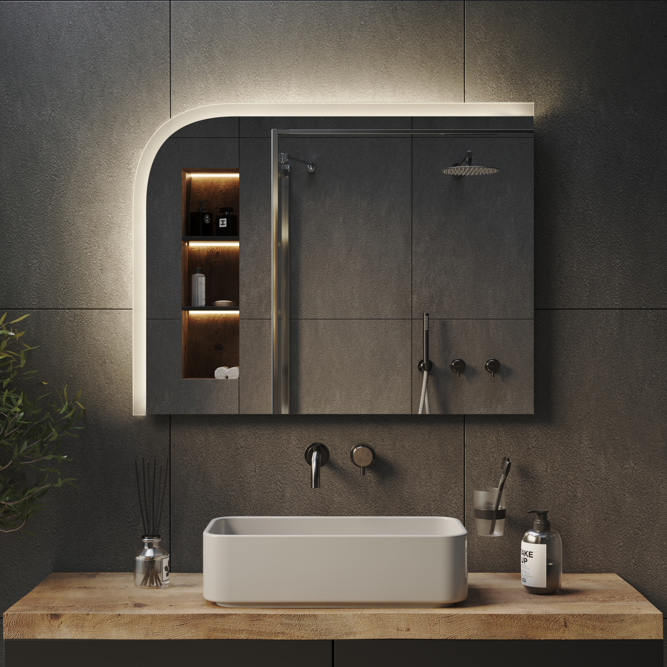 Зеркало с подсветкой Sunrise Ambilight - фото 5