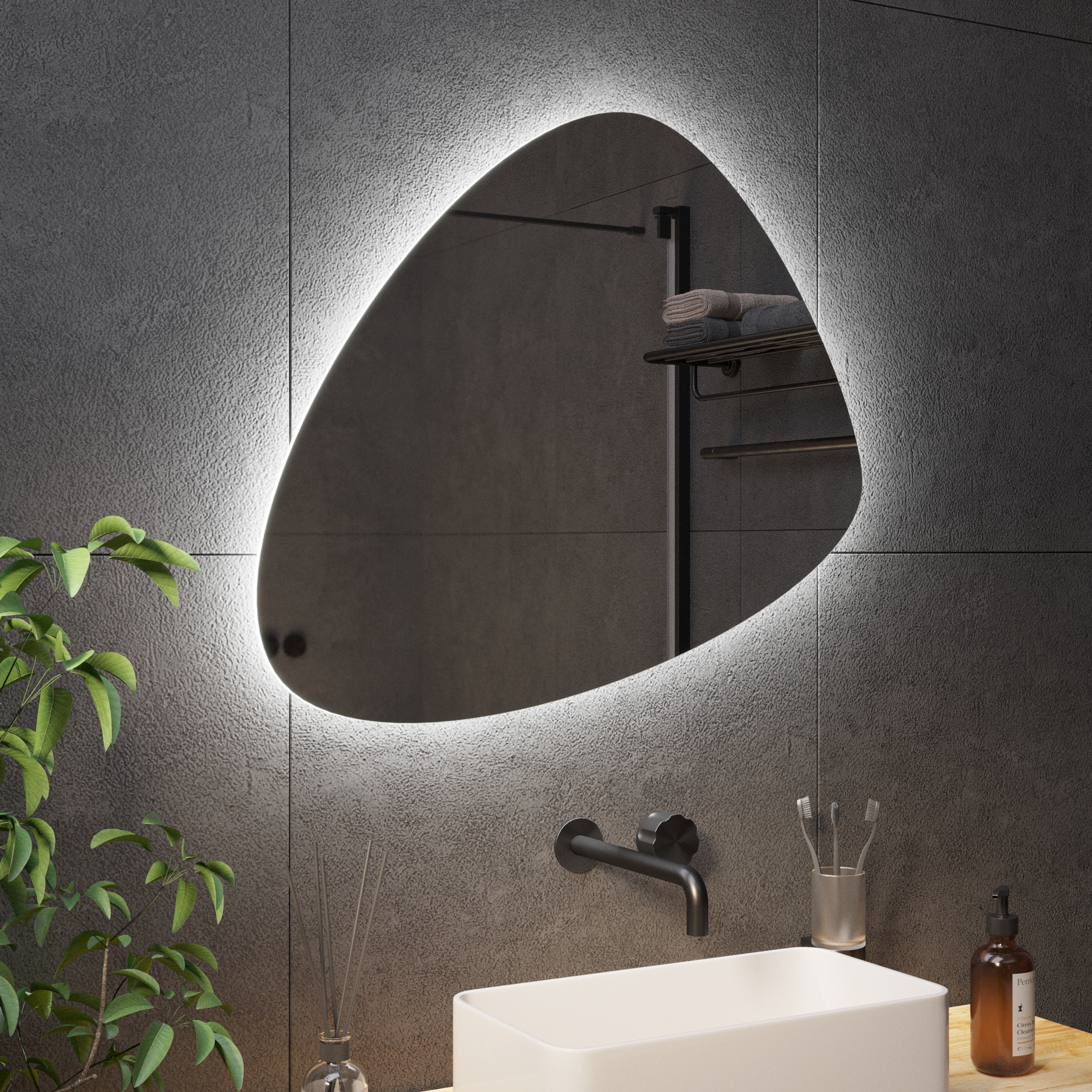 Зеркало с подсветкой Stone-13 - фото 3