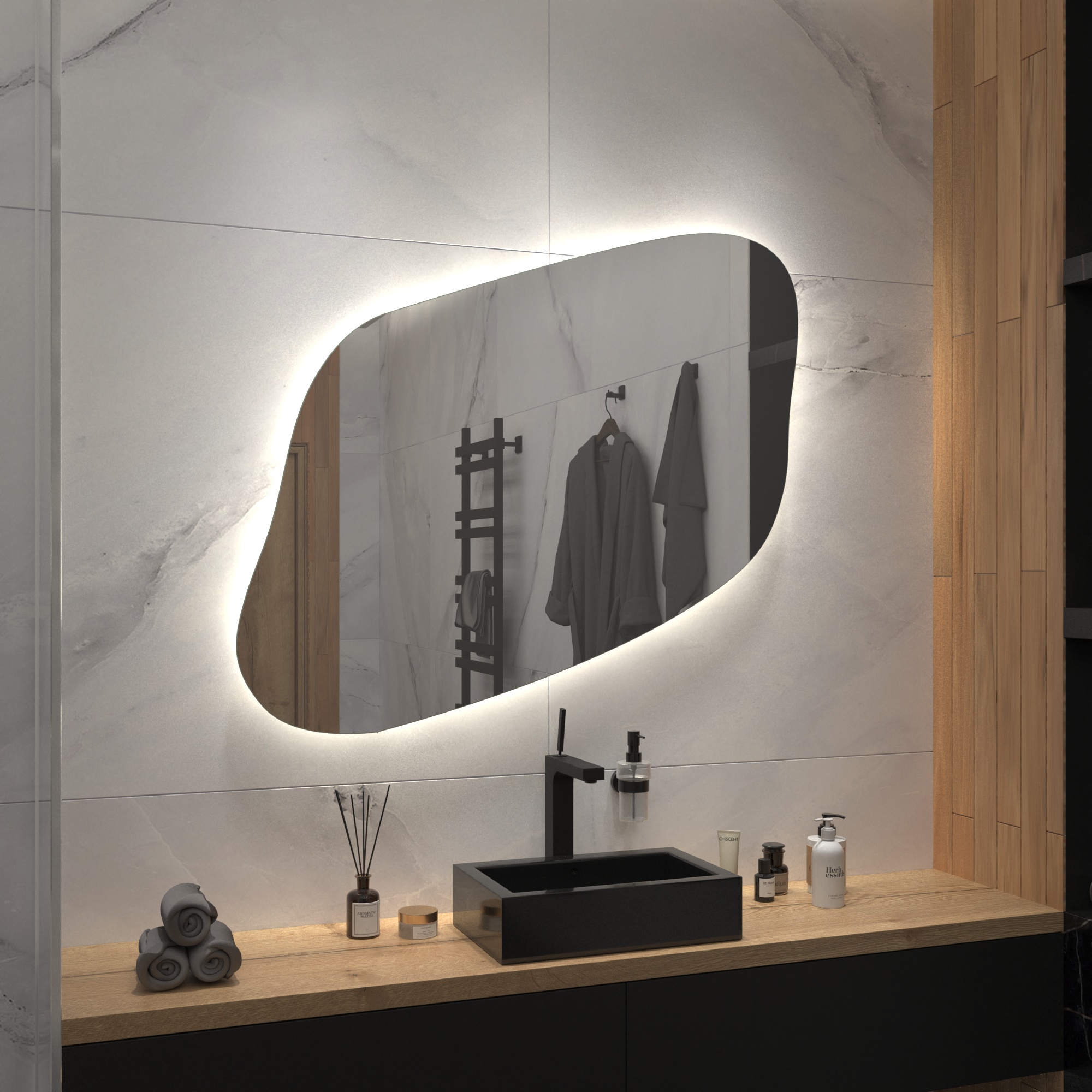 Зеркало с подсветкой Stone-24 - фото 5