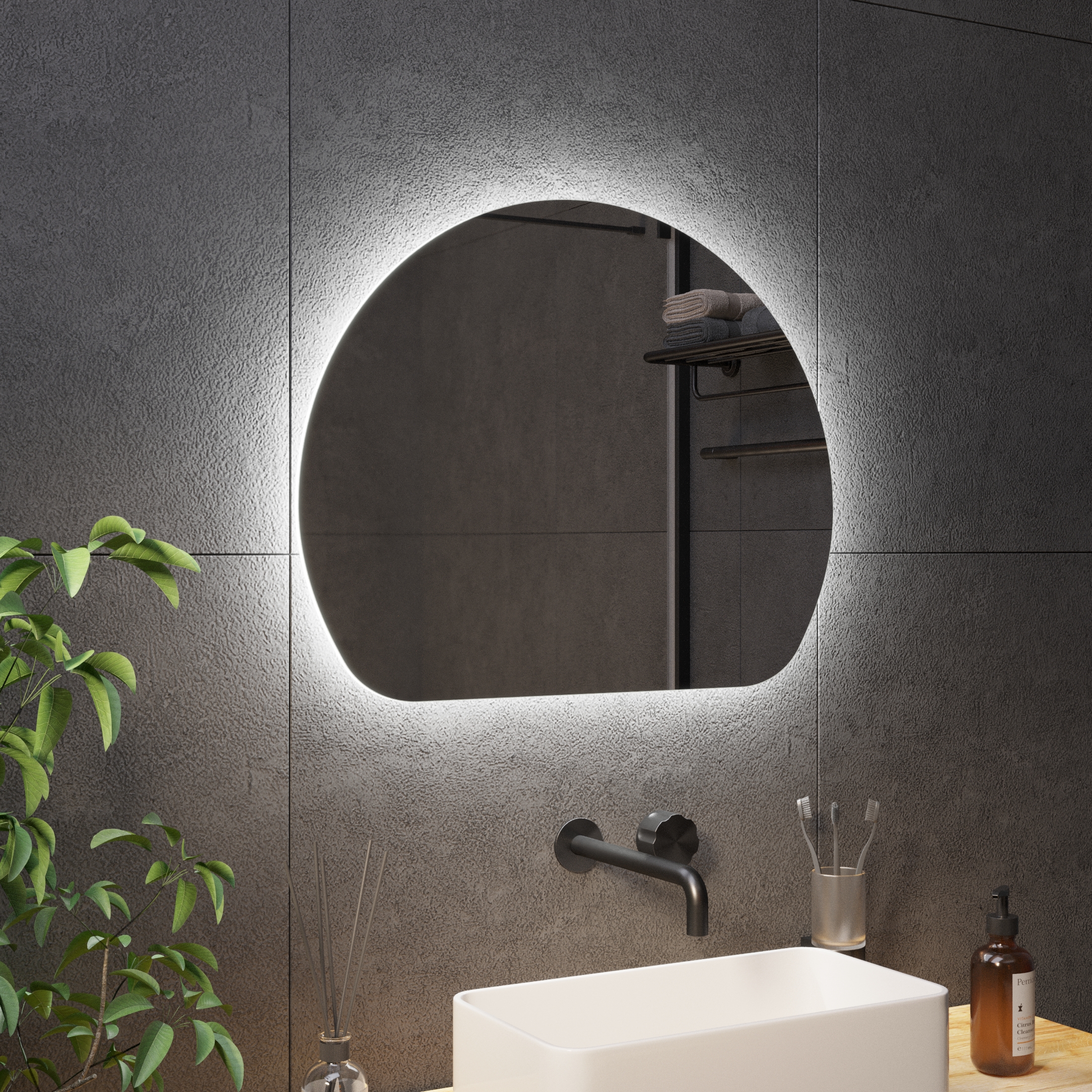 Зеркало с подсветкой Stone-8 - фото 3