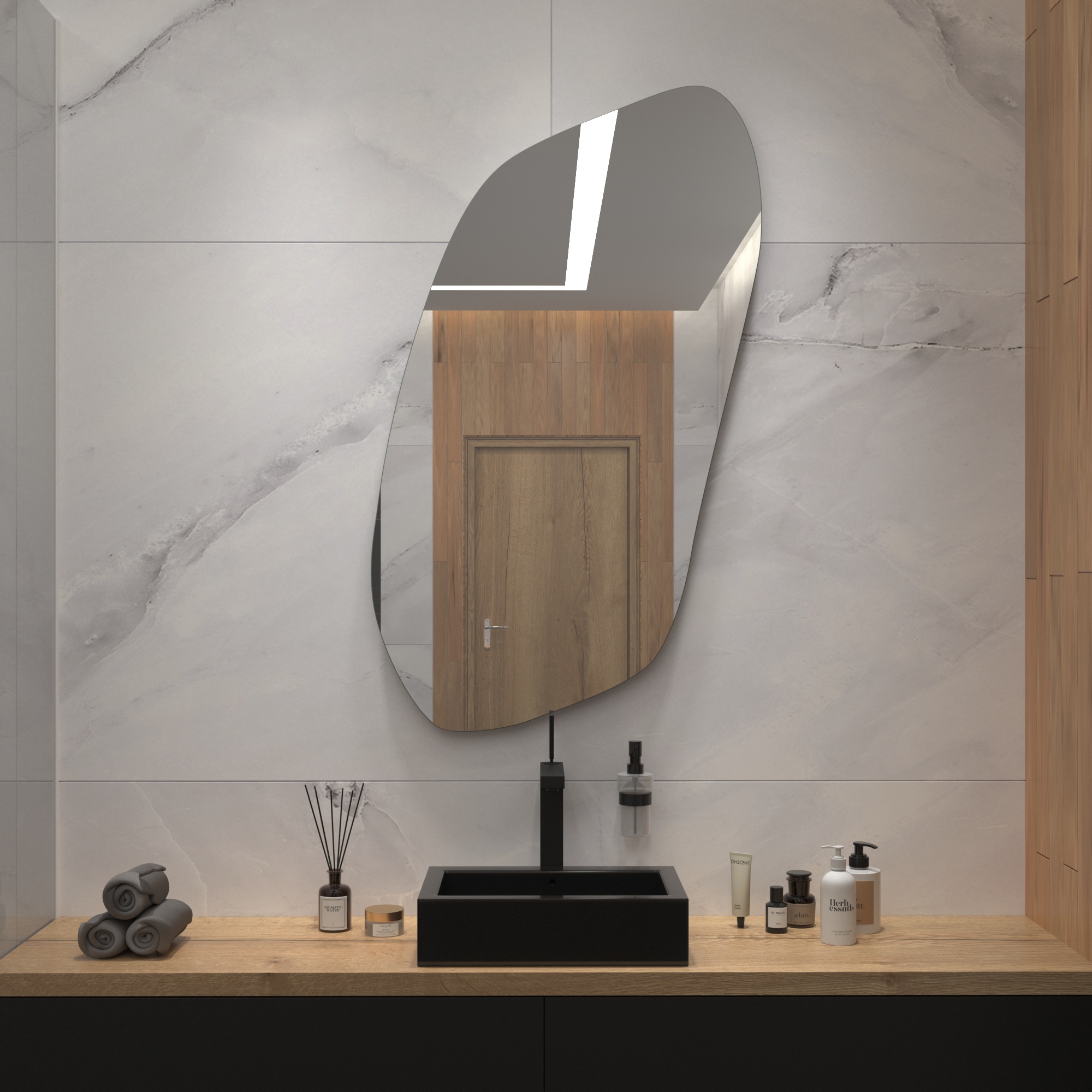 Зеркало с подсветкой Stone-21 - фото 2