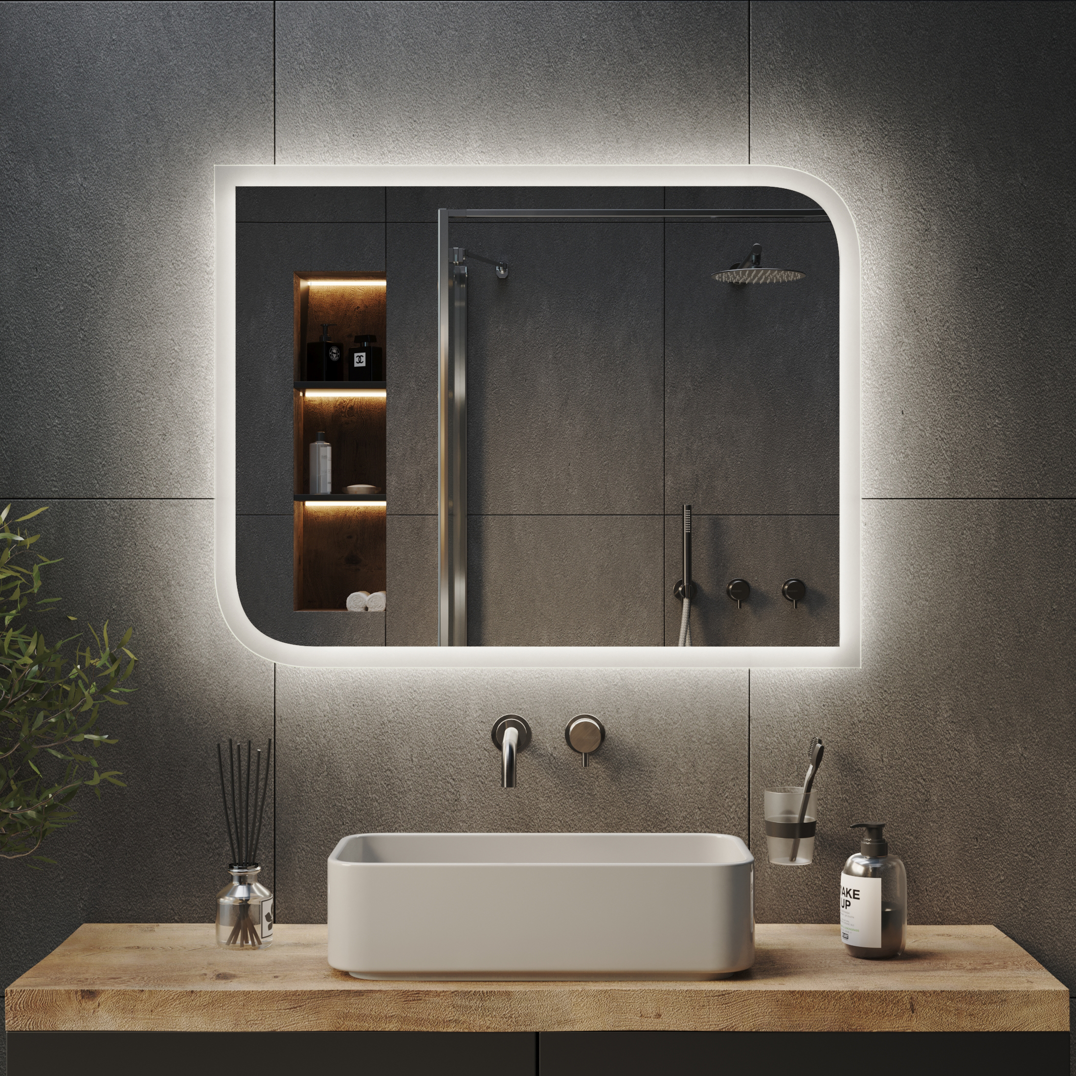 Зеркало с подсветкой Bubble Ambilight - фото 4