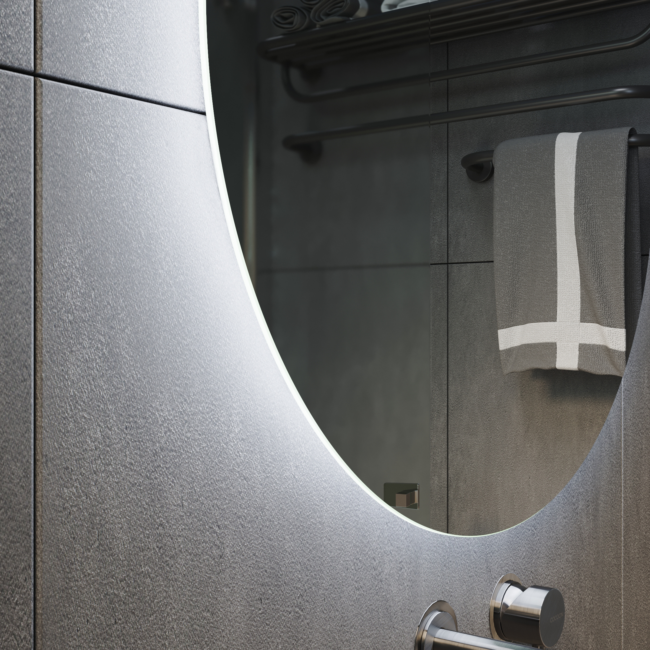 Зеркало с подсветкой Ellipse Ambilight - фото 2