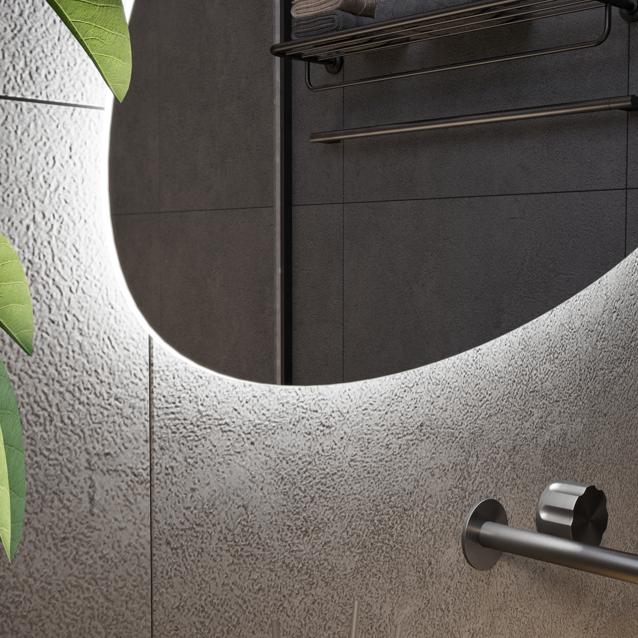 Зеркало с подсветкой Stone-13 - фото 2