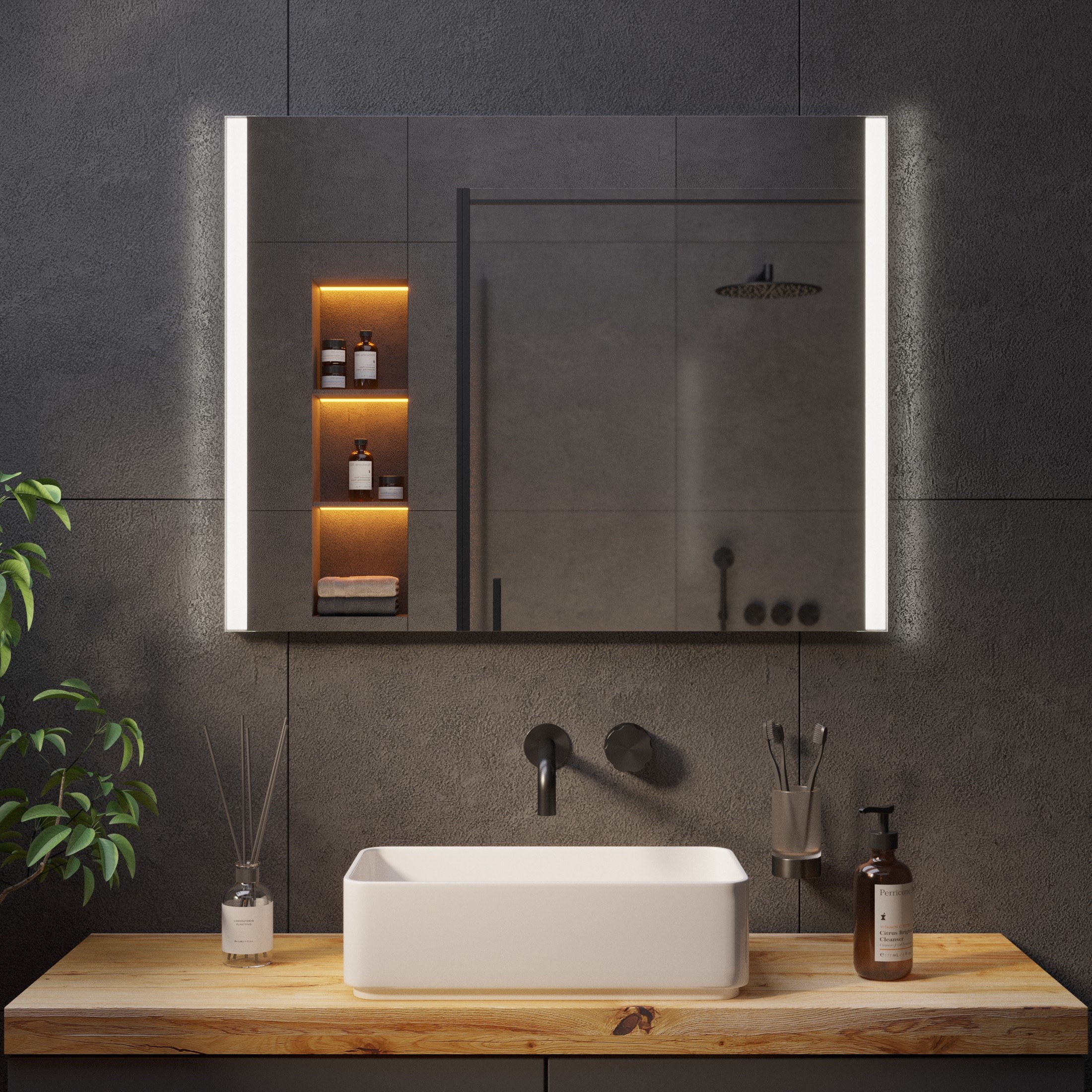 Зеркало с подсветкой Wings - фото 4