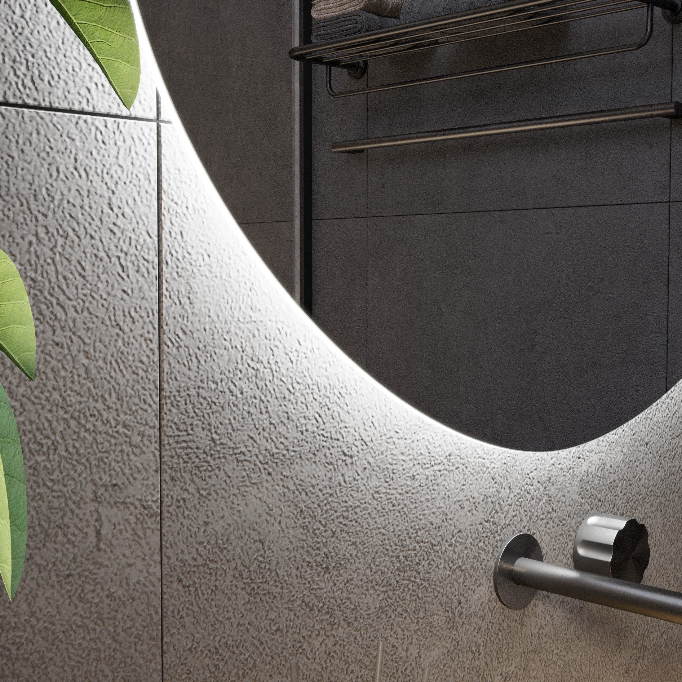 Зеркало с подсветкой Stone-10 - фото 2