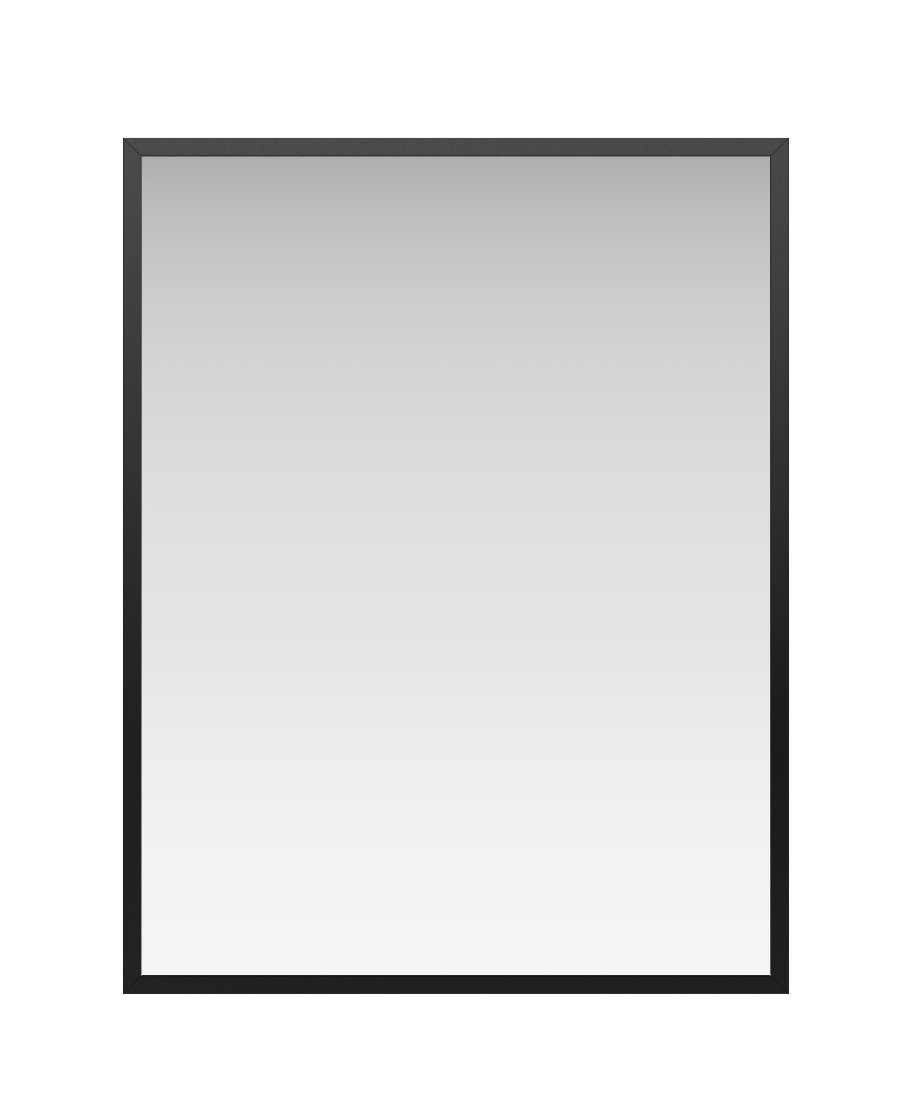 Зеркало в алюминиевой раме 05 Premium Черный Матовый - фото 10