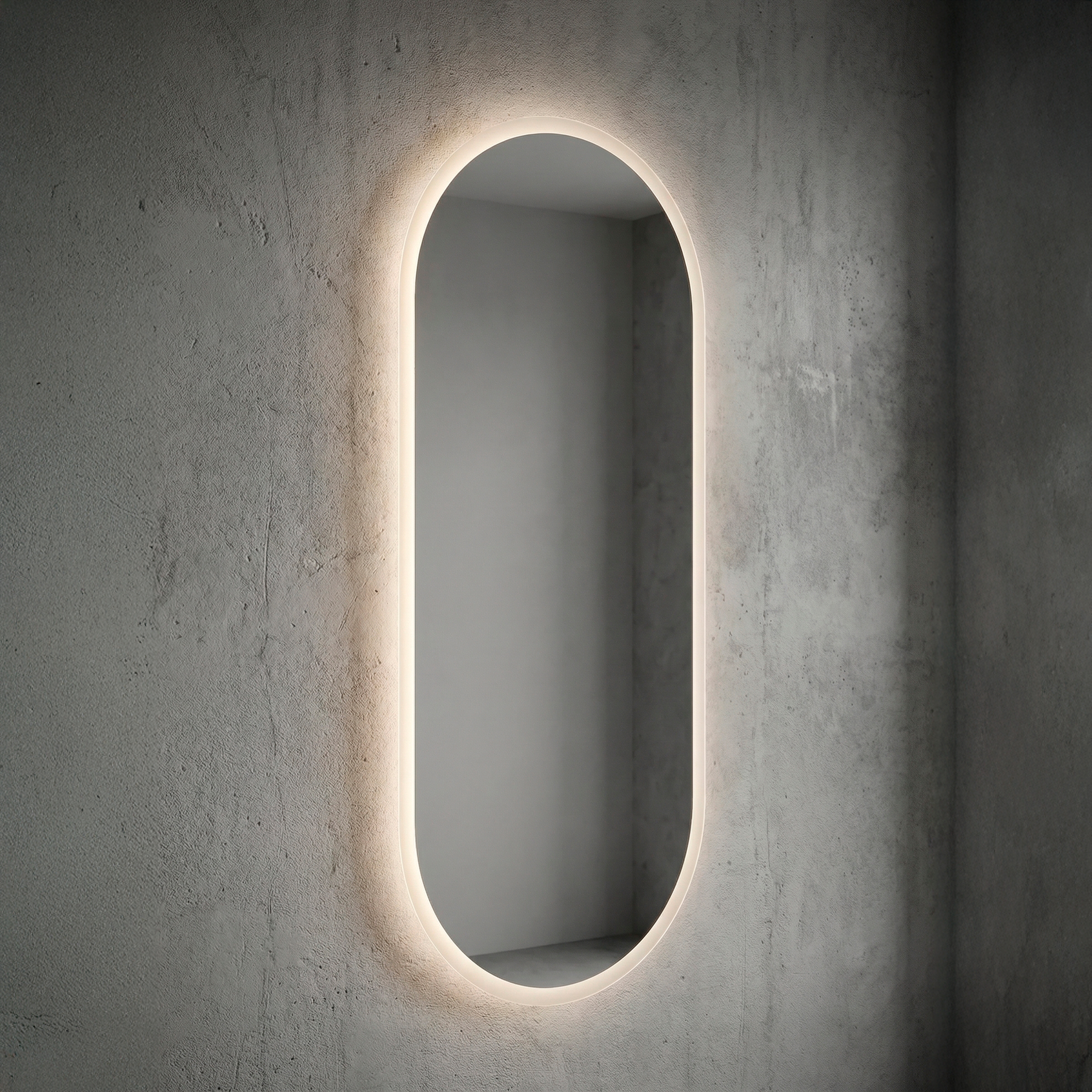 Зеркало «Эллипс+» с интерьерной подсветкой