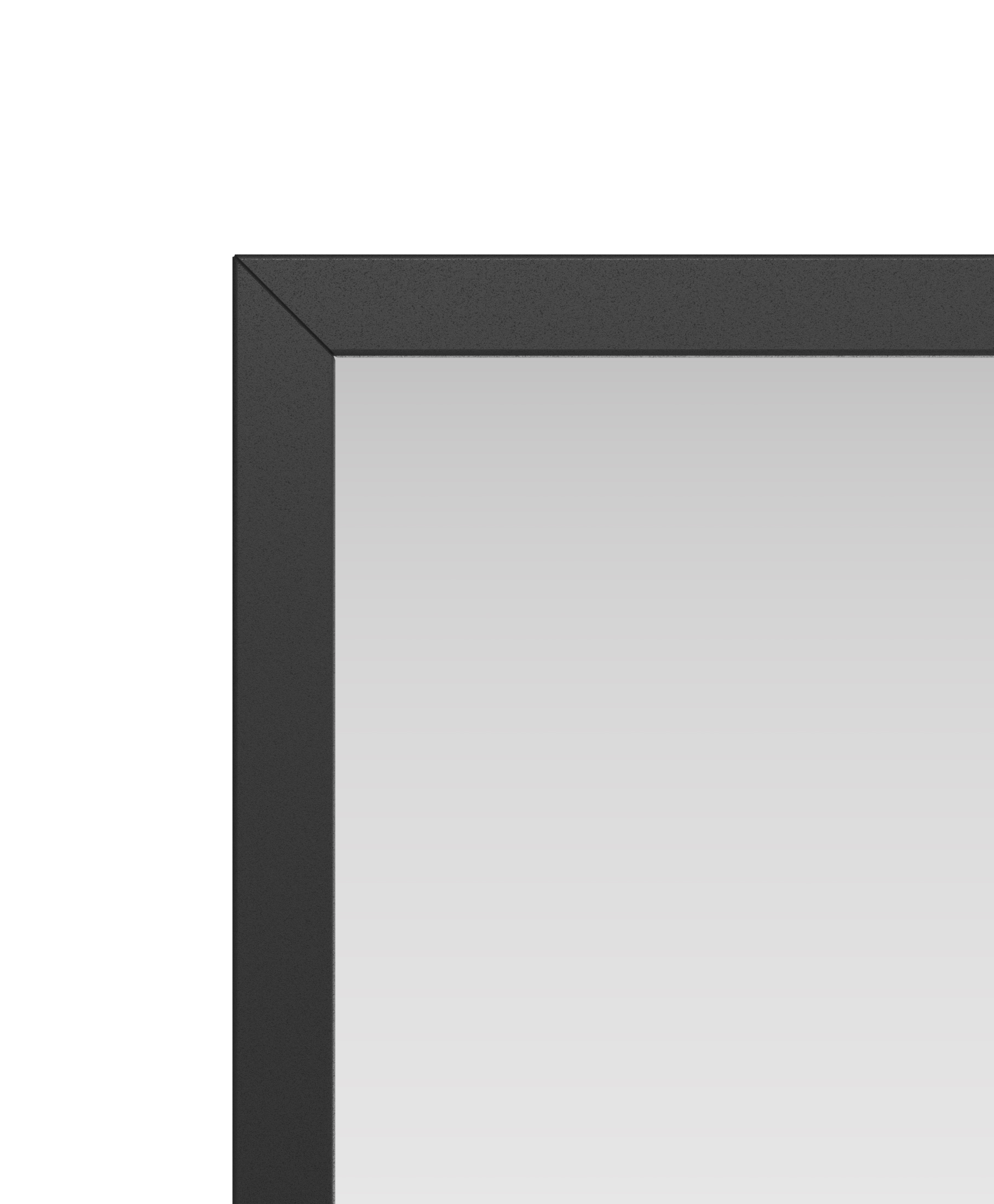 Зеркало в алюминиевой раме 05 Premium Черный Матовый - фото 9