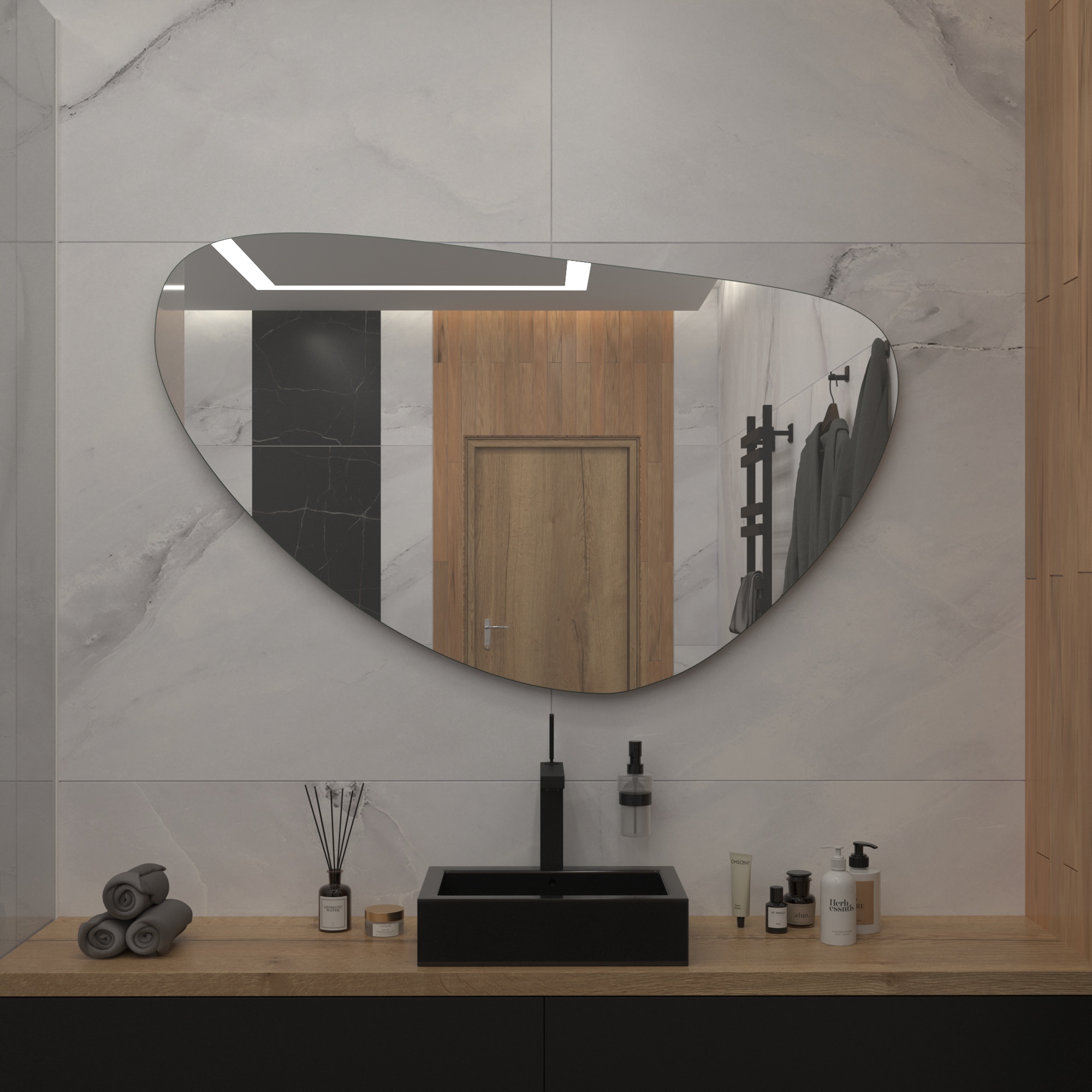 Зеркало с подсветкой Stone-27 - фото 2