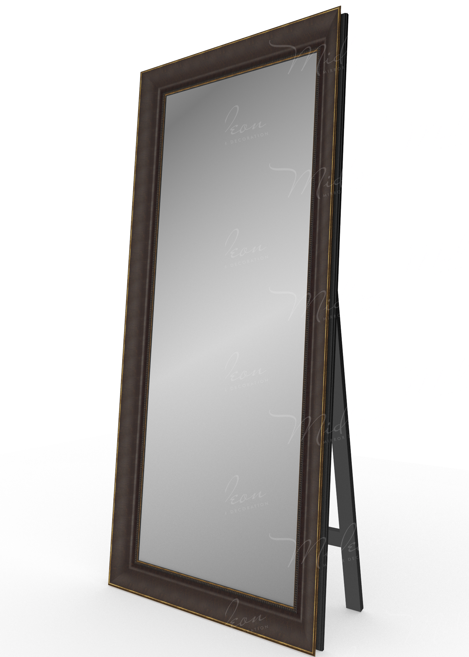 Напольное зеркало "Бартоло" коричневая