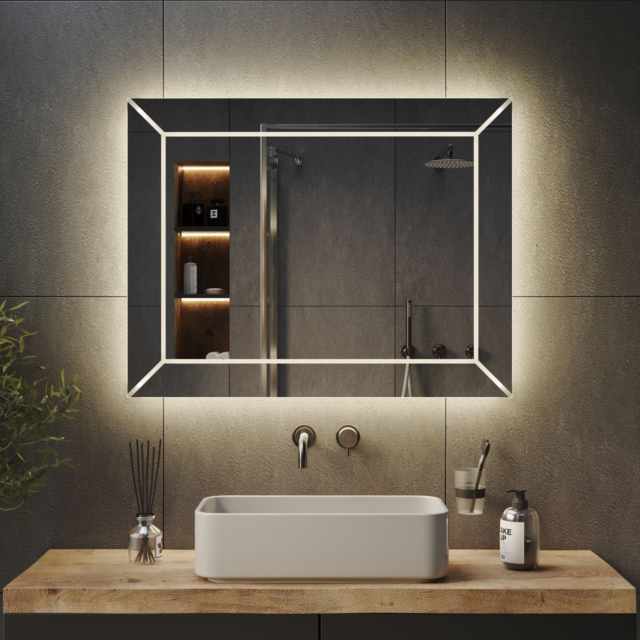 Зеркало с подсветкой Diamond Ambilight - фото 5