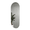 Овальное зеркало в белой металлической раме NOLVIS M 136 см