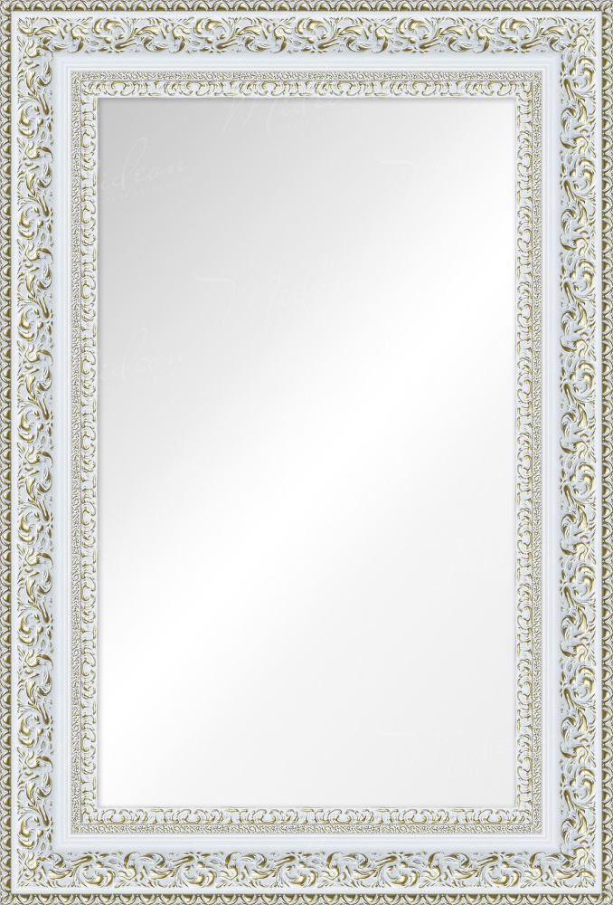 Зеркало "Селин" Белая с золотом