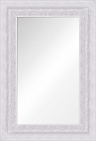 Зеркало "Мелита" белая с серебром