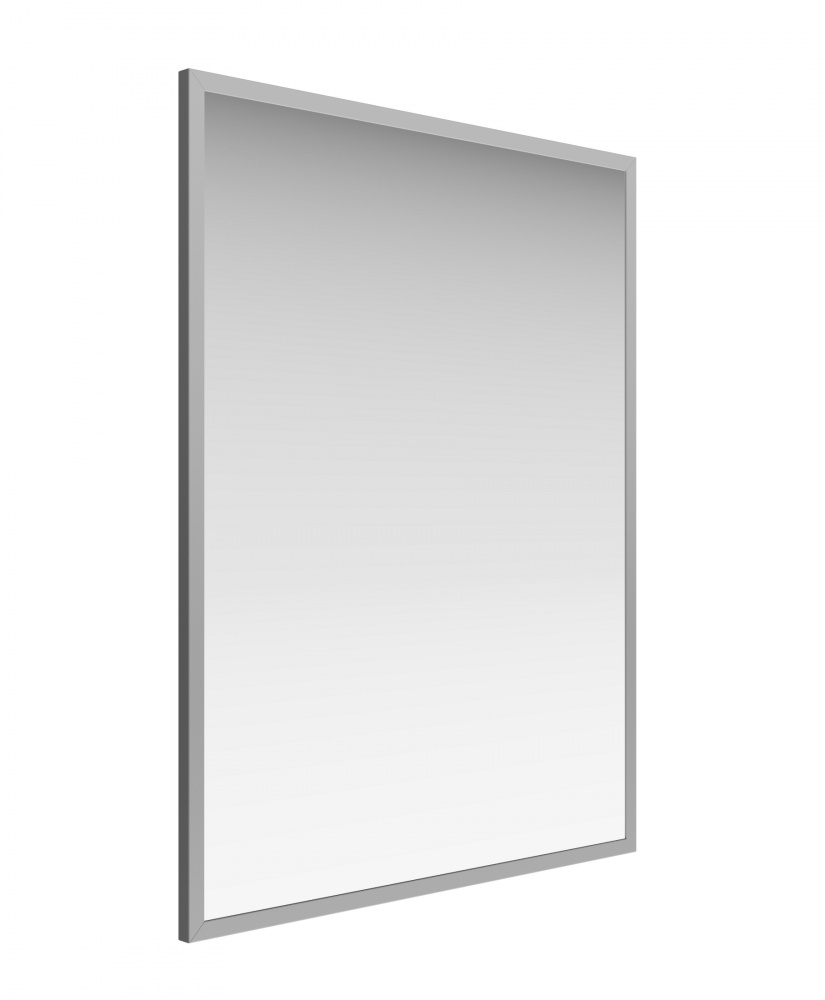 Зеркало в алюминиевой раме 05 Premium Серебро матовое