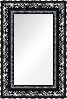 Зеркало «Дарлин» черная с серебром