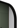 Прямоугольное зеркало в чёрной металлической раме KUVINO M 150 см