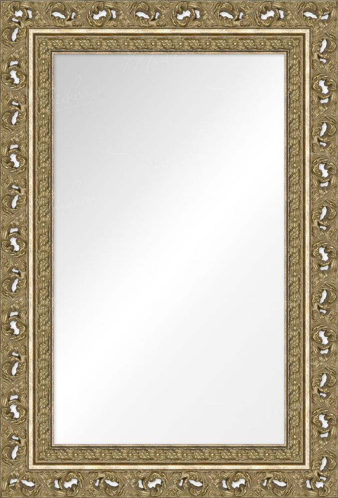 Зеркало "Орландо" узкая, светлое золото